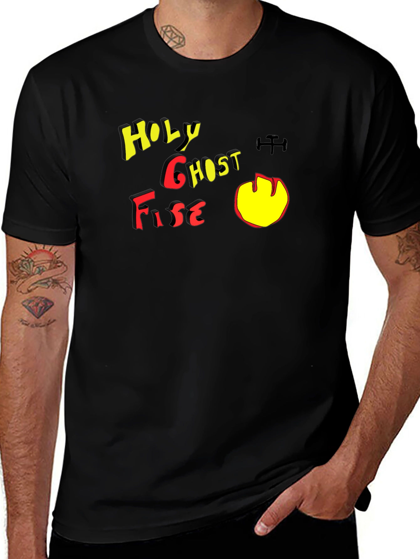 Holy Ghost Fire Black T-Shirt