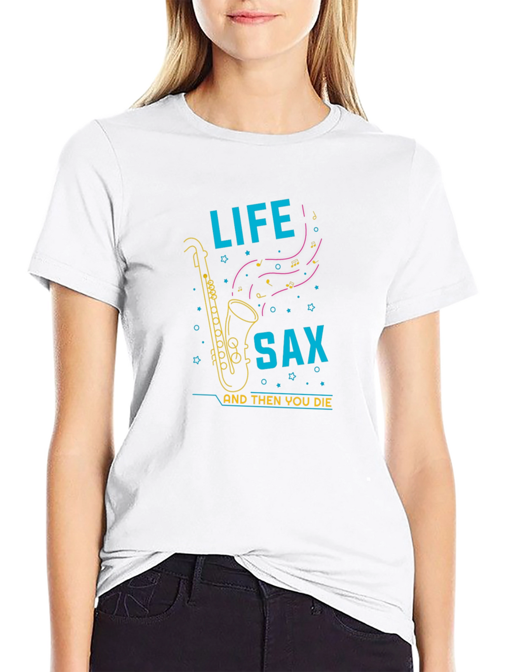 Life Sax T-Shirt: Unique Musical Graphic Tee