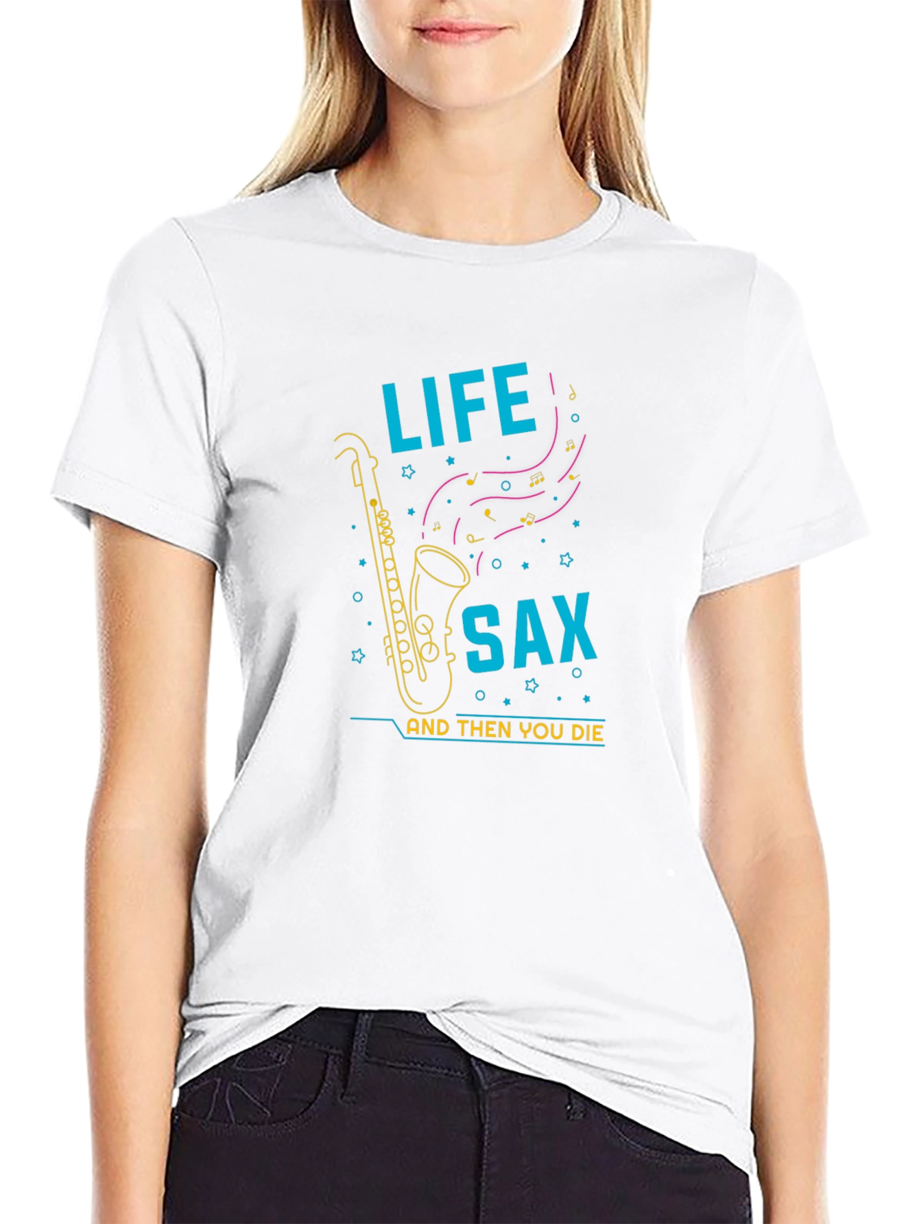 Life Sax T-Shirt: Unique Musical Graphic Tee