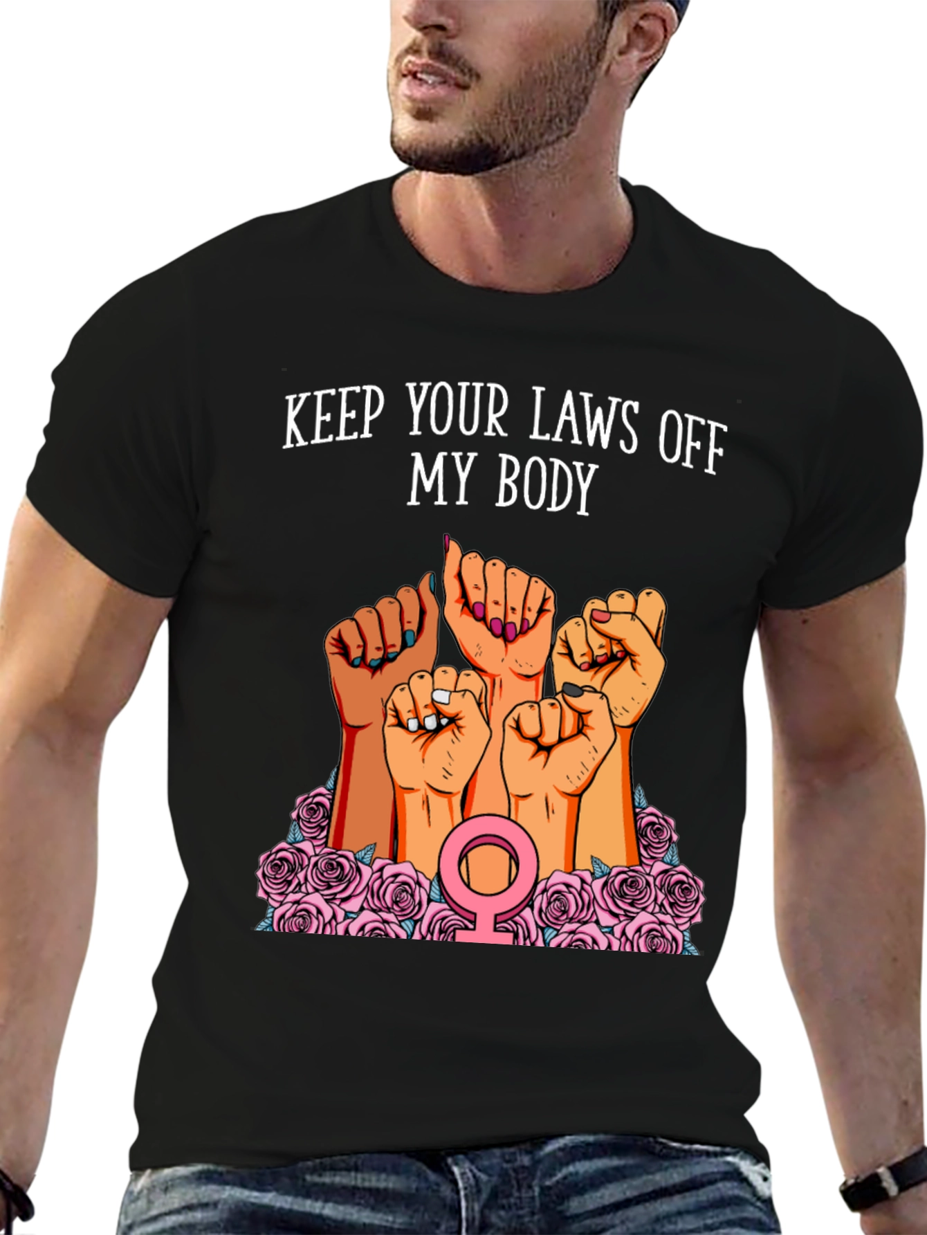 Feminist Rights T-Shirt - Keep Your Laws Off My Body