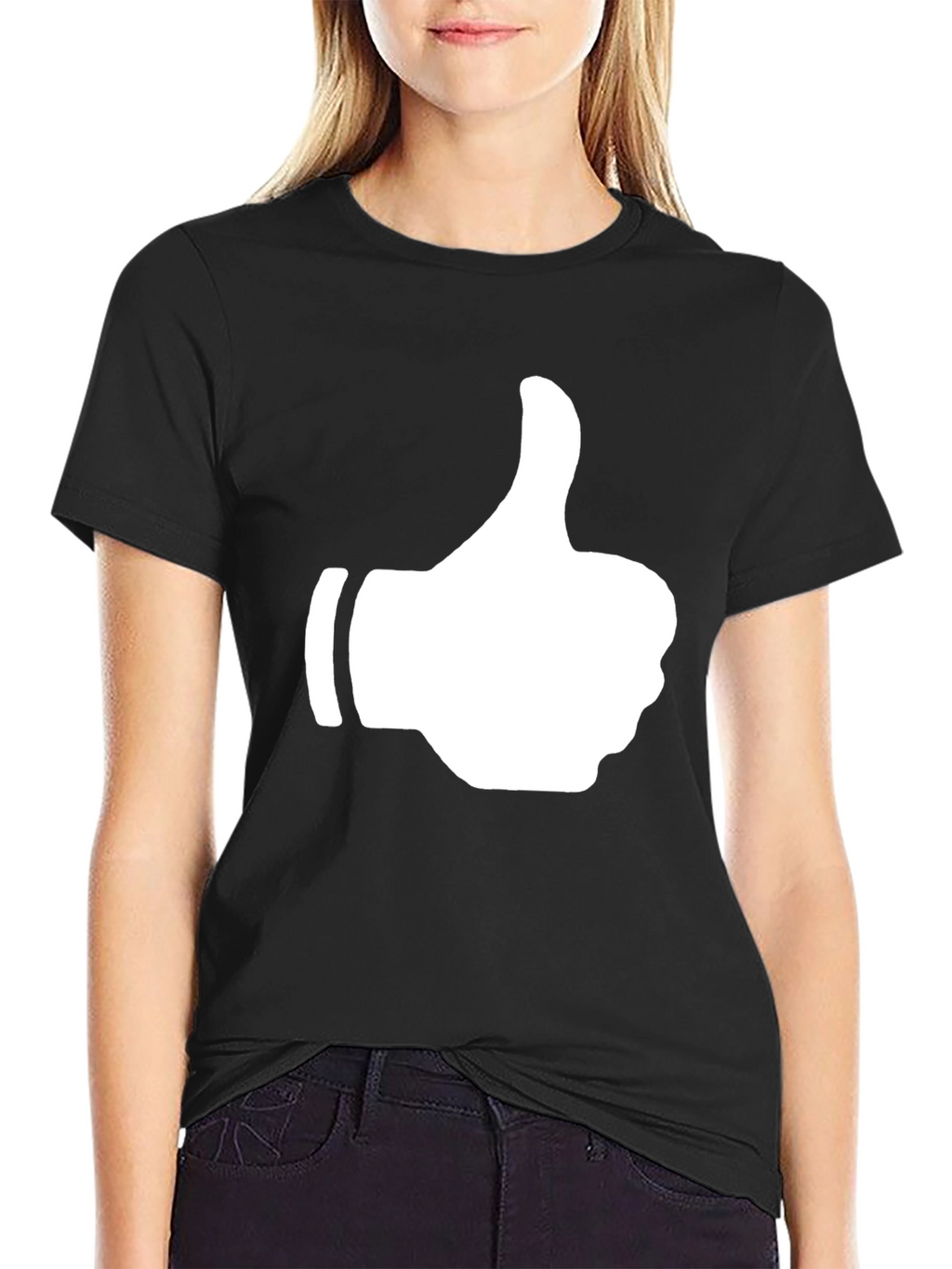 Thumbs Up Graphic Tee - Casual Comfort