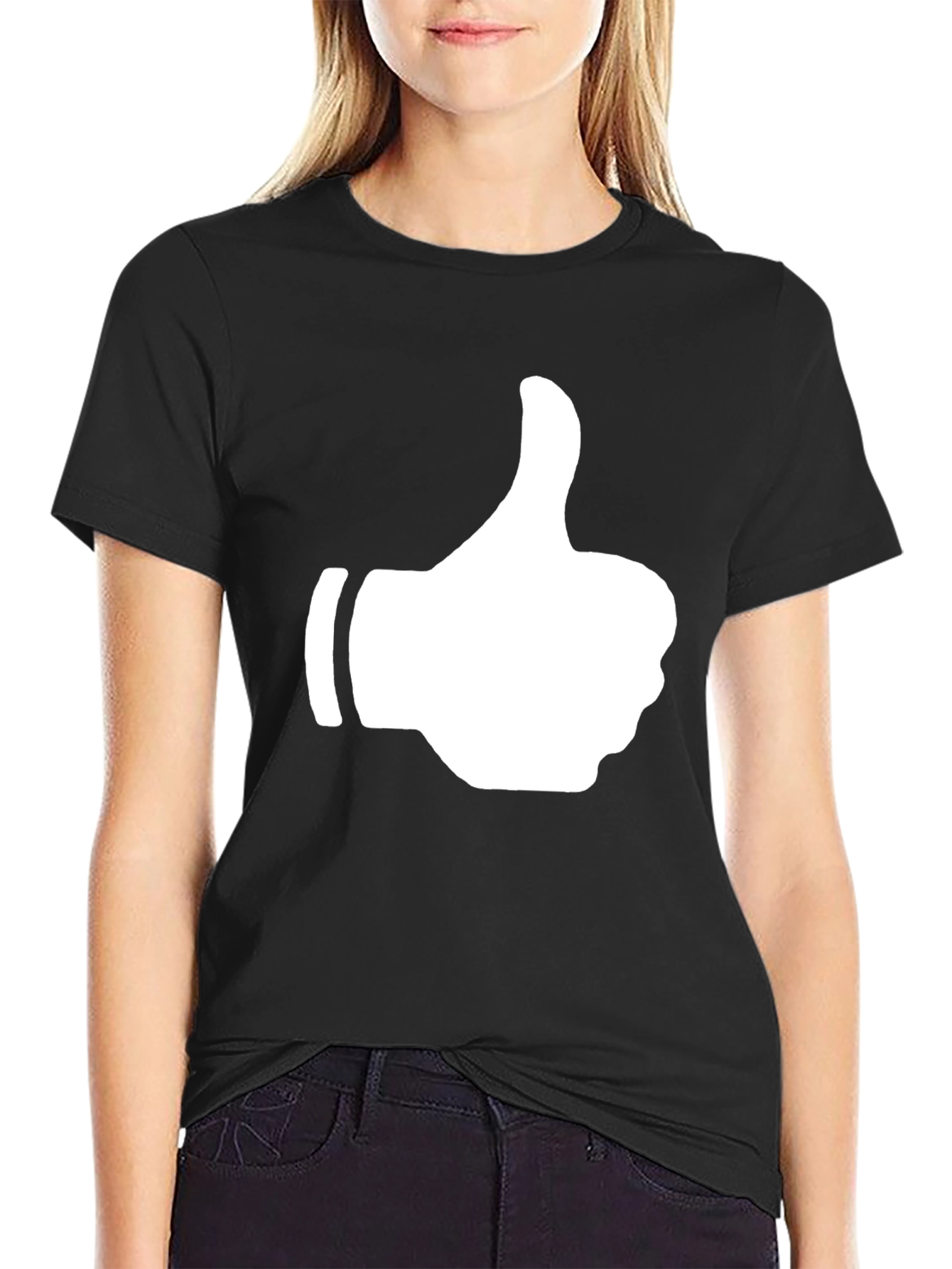 Thumbs Up Graphic Tee - Casual Comfort