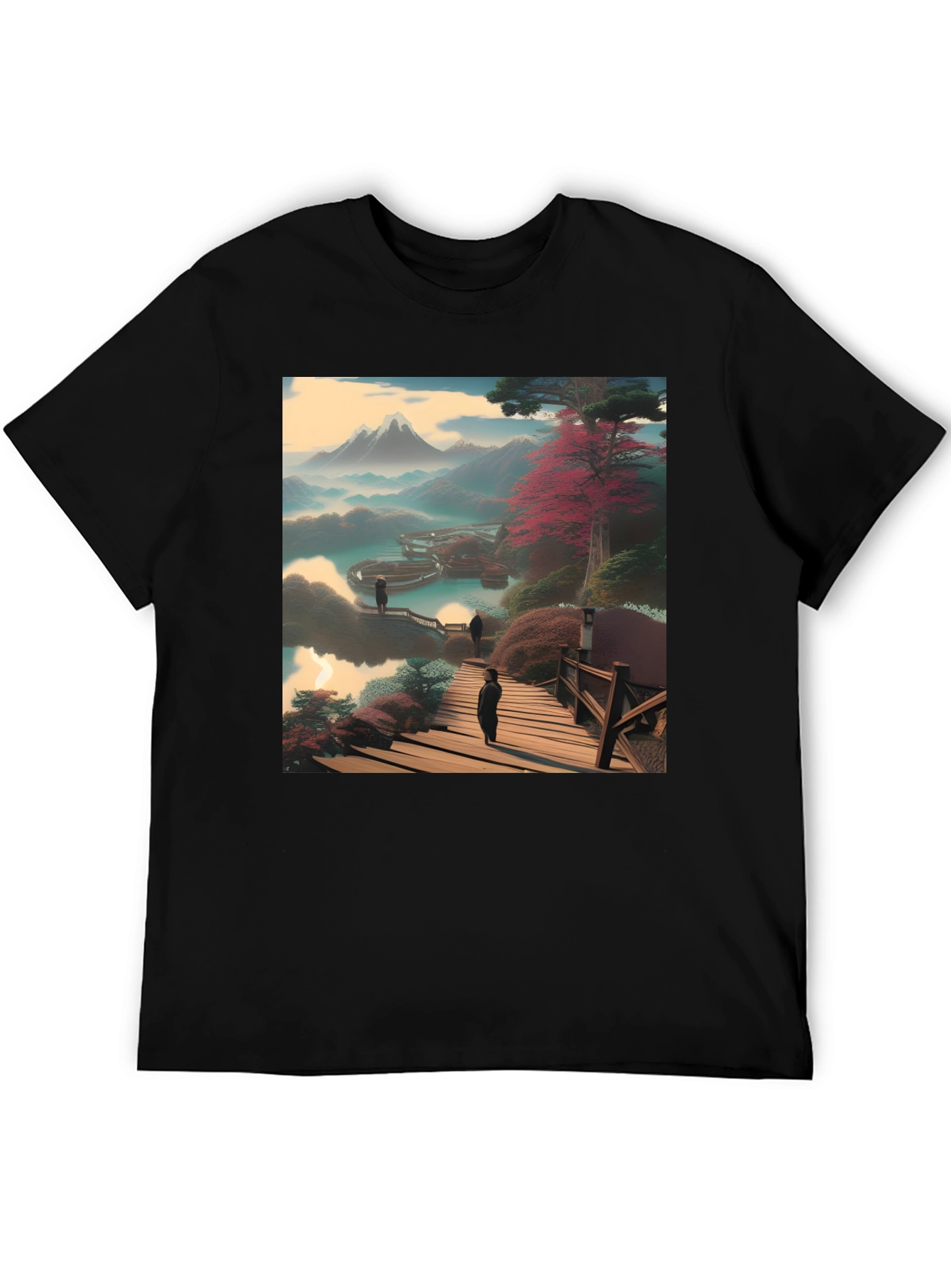 Scenic Mountain View Graphic Tee