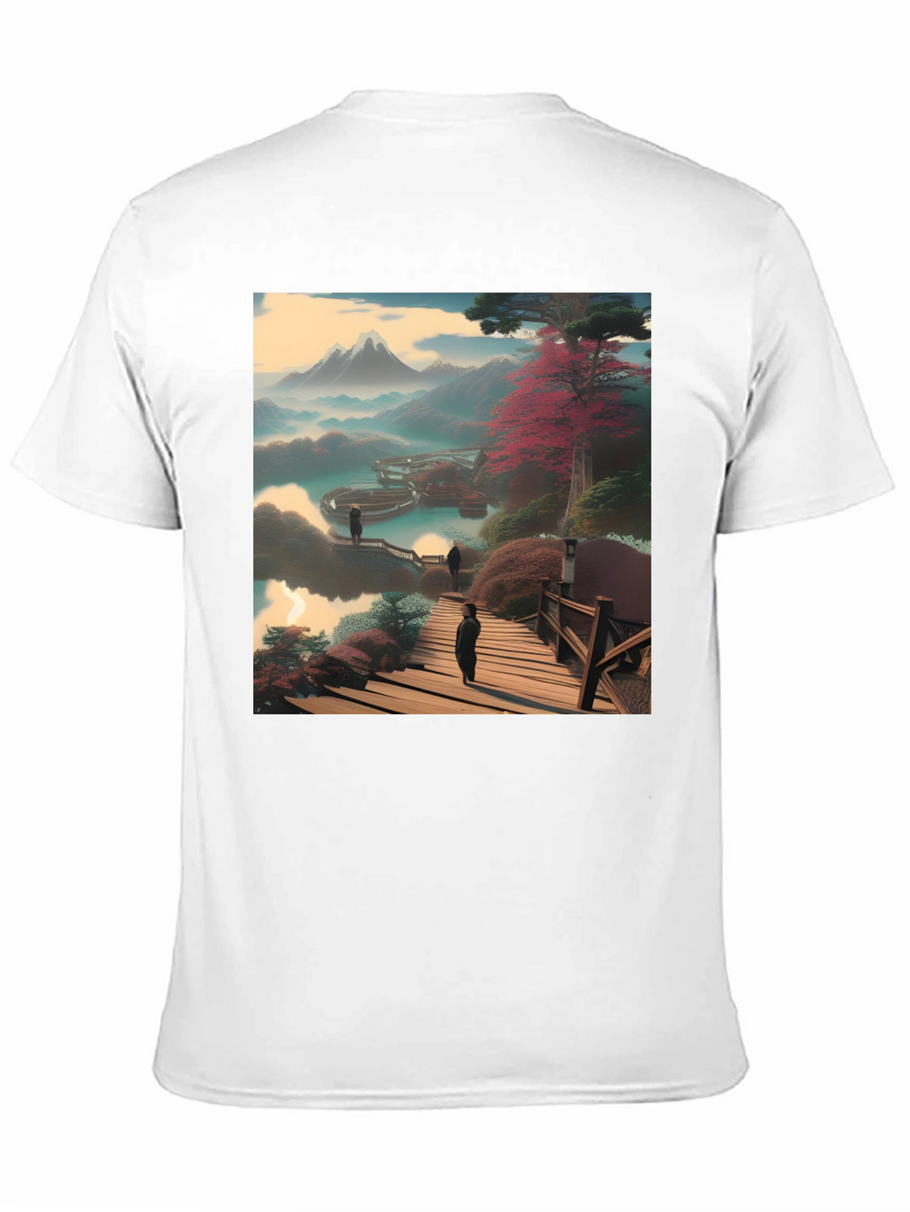 Scenic Mountain View Graphic Tee