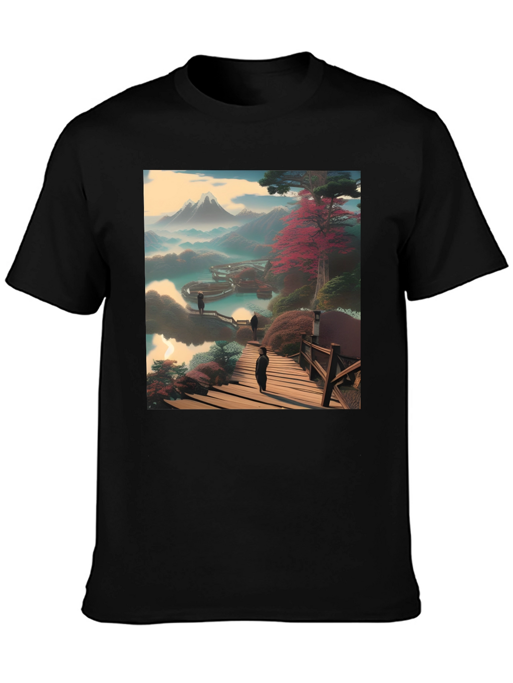 Scenic Mountain View Graphic Tee