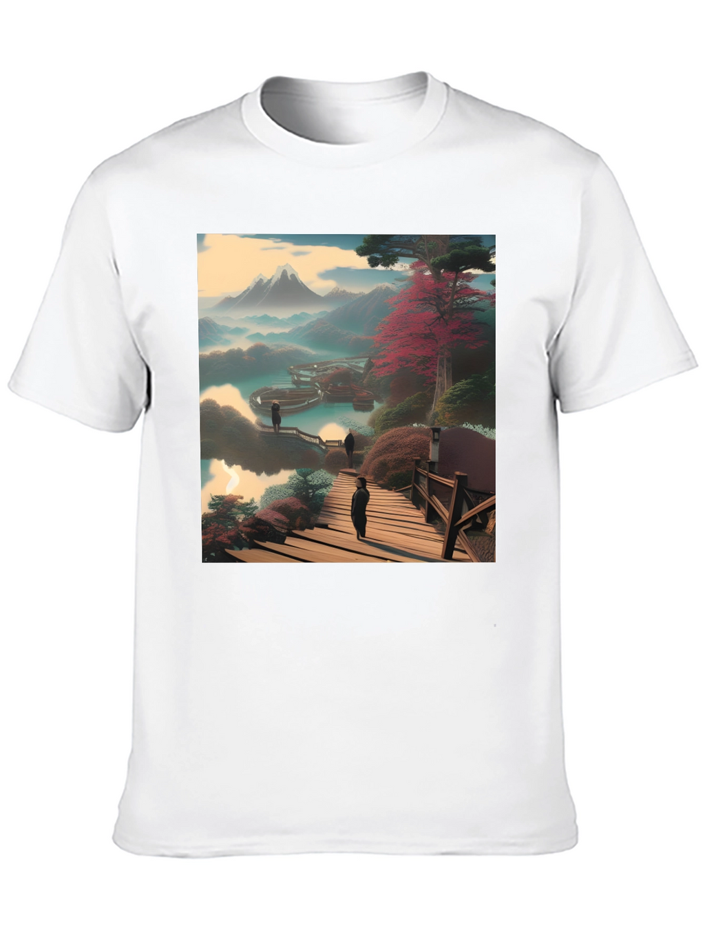 Scenic Mountain View Graphic Tee