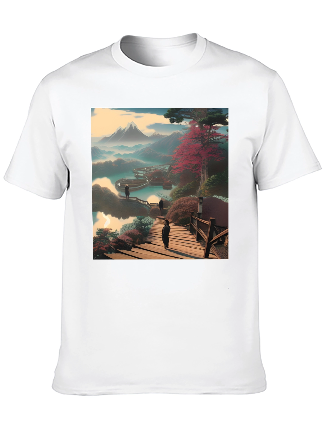 Scenic Mountain View Graphic Tee
