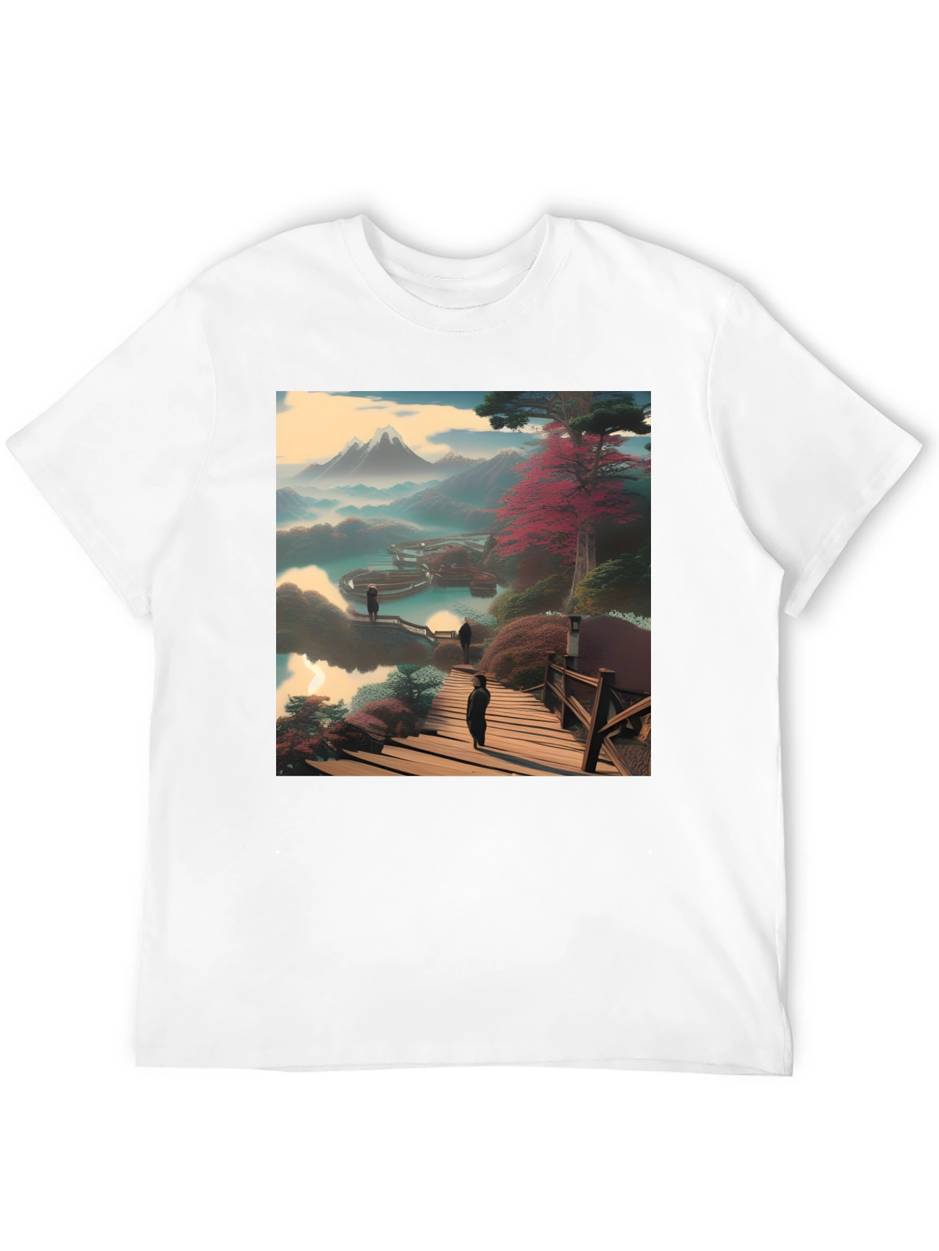 Scenic Mountain View Graphic Tee