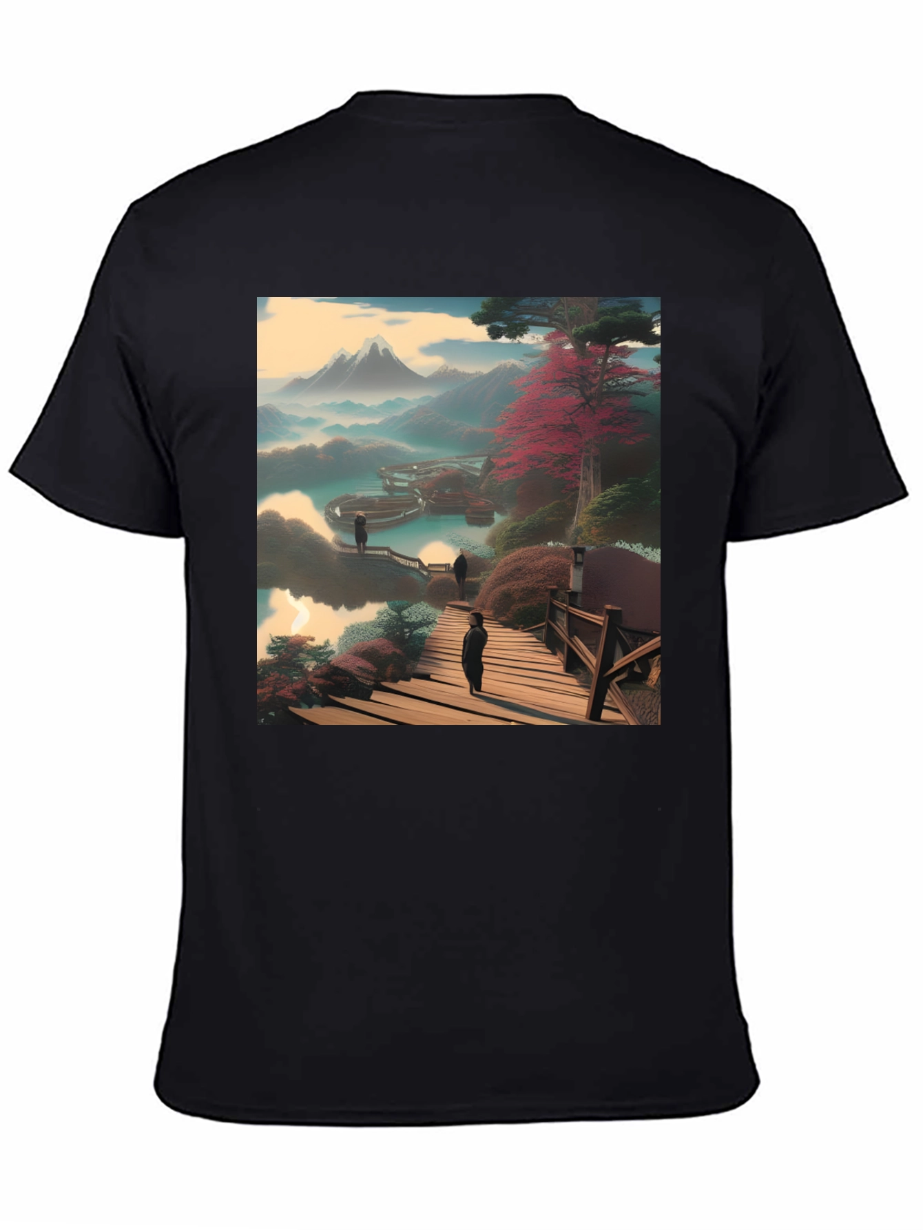 Scenic Mountain View Graphic Tee