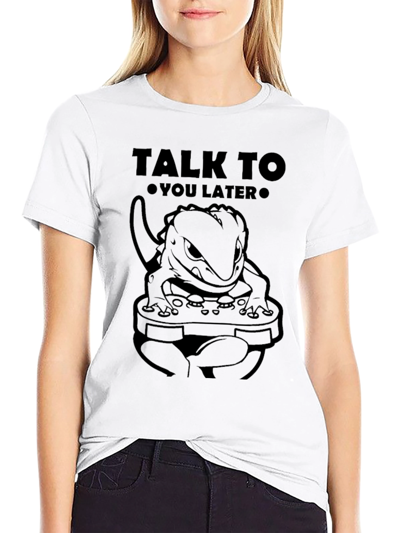 Talk to You Later Lizard Gaming T-Shirt