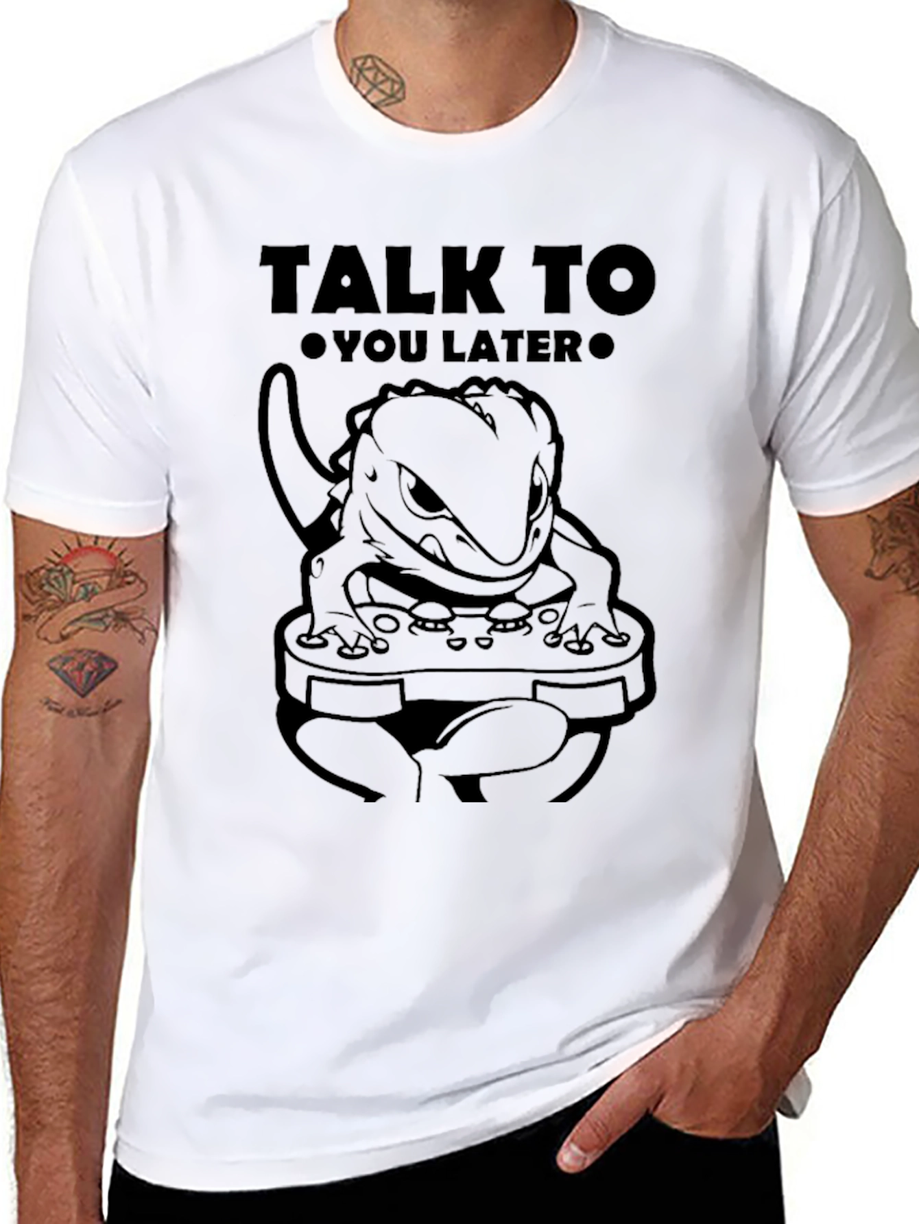 Talk to You Later Lizard Gaming T-Shirt