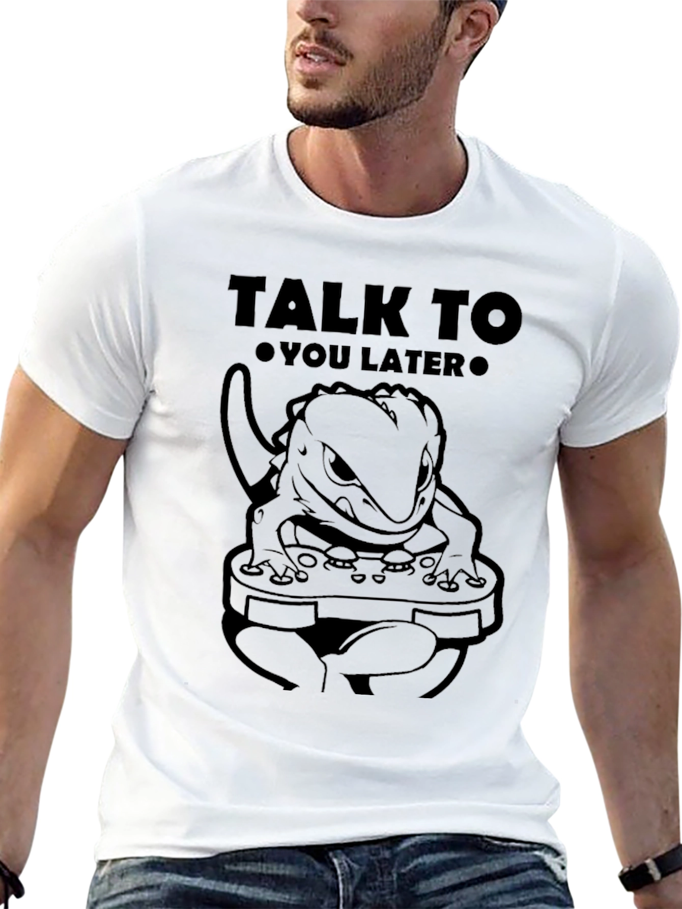 Talk to You Later Lizard Gaming T-Shirt