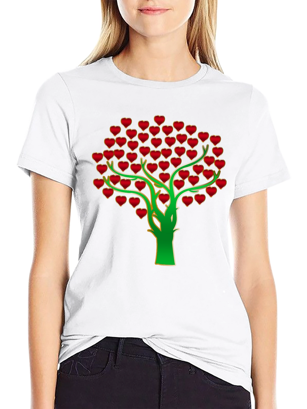 Heart Tree Graphic Tee - Stylish & Unique!