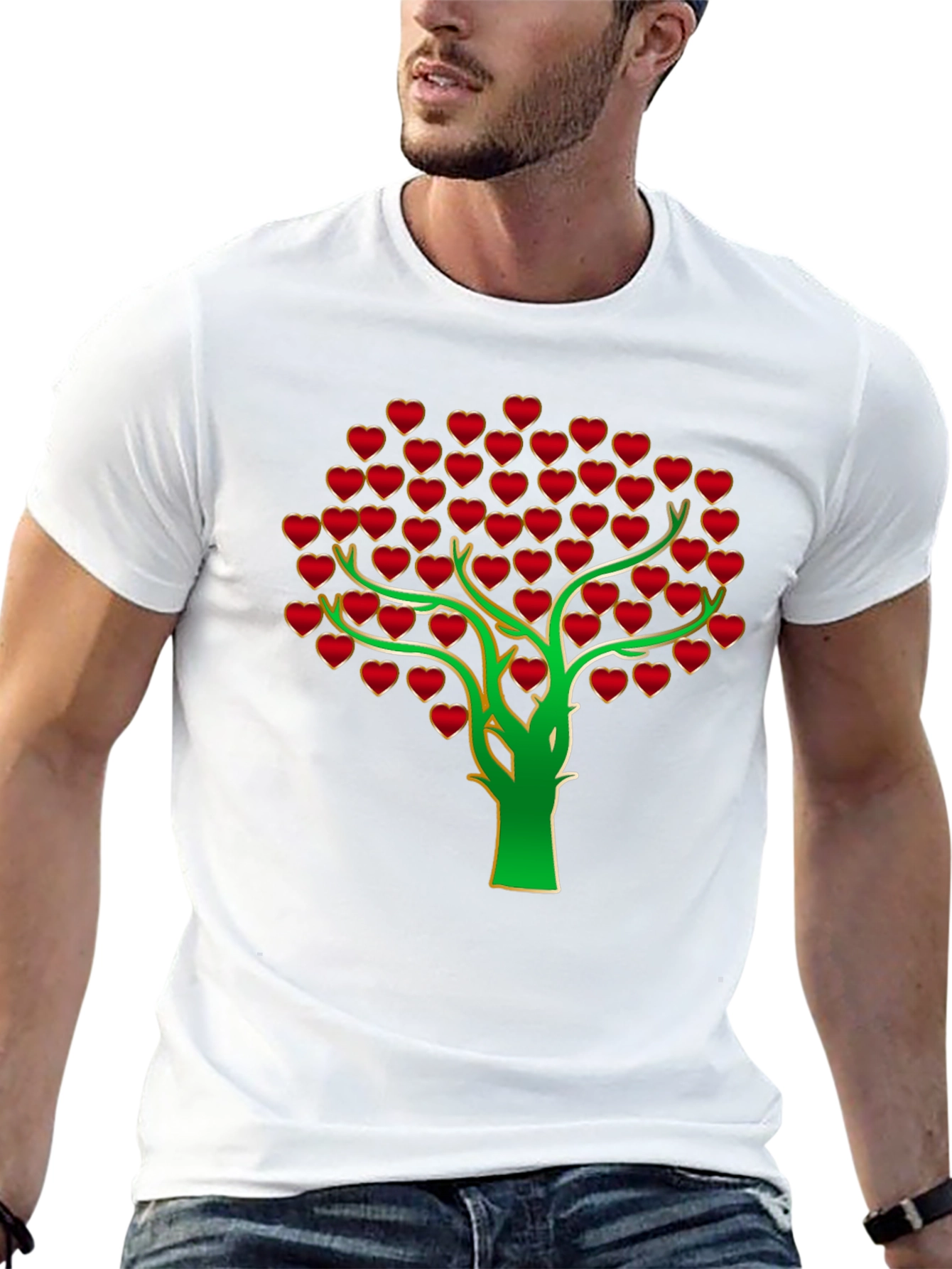 Heart Tree Graphic Tee - Stylish & Unique!