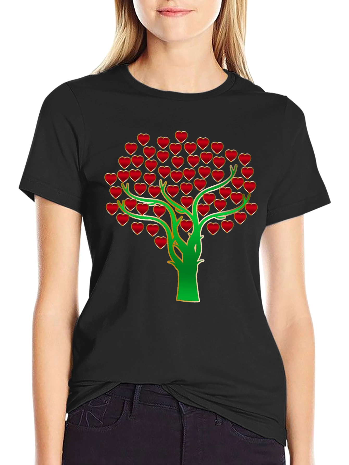 Heart Tree Graphic Tee - Stylish & Unique!