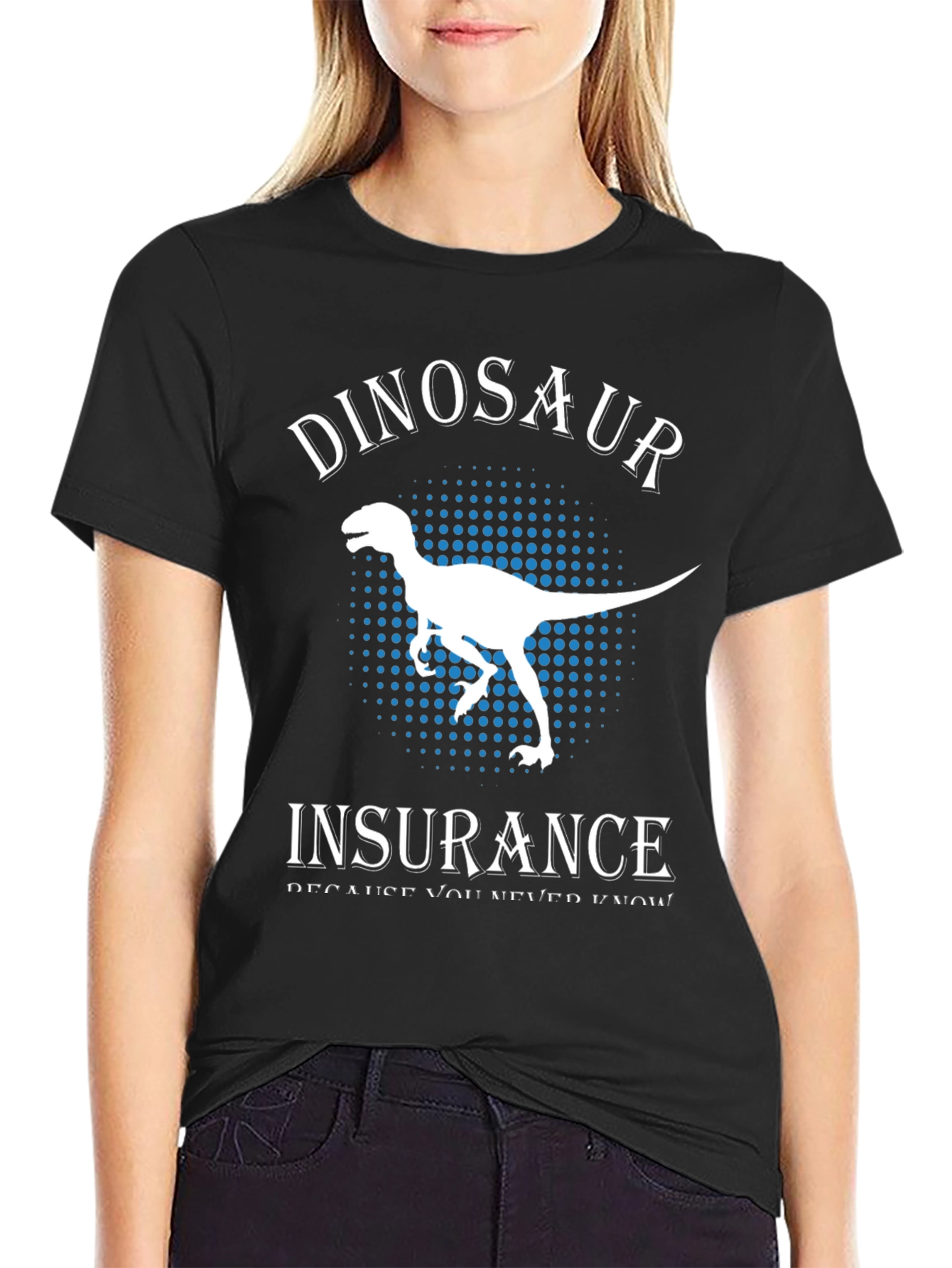 Dinosaur Insurance T-Shirt - Funny Graphic Tee