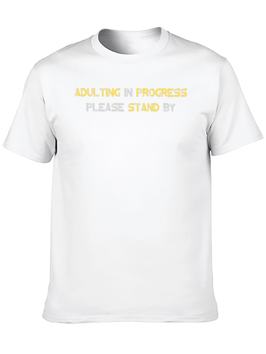 Adulting In Progress Black Graphic Tee