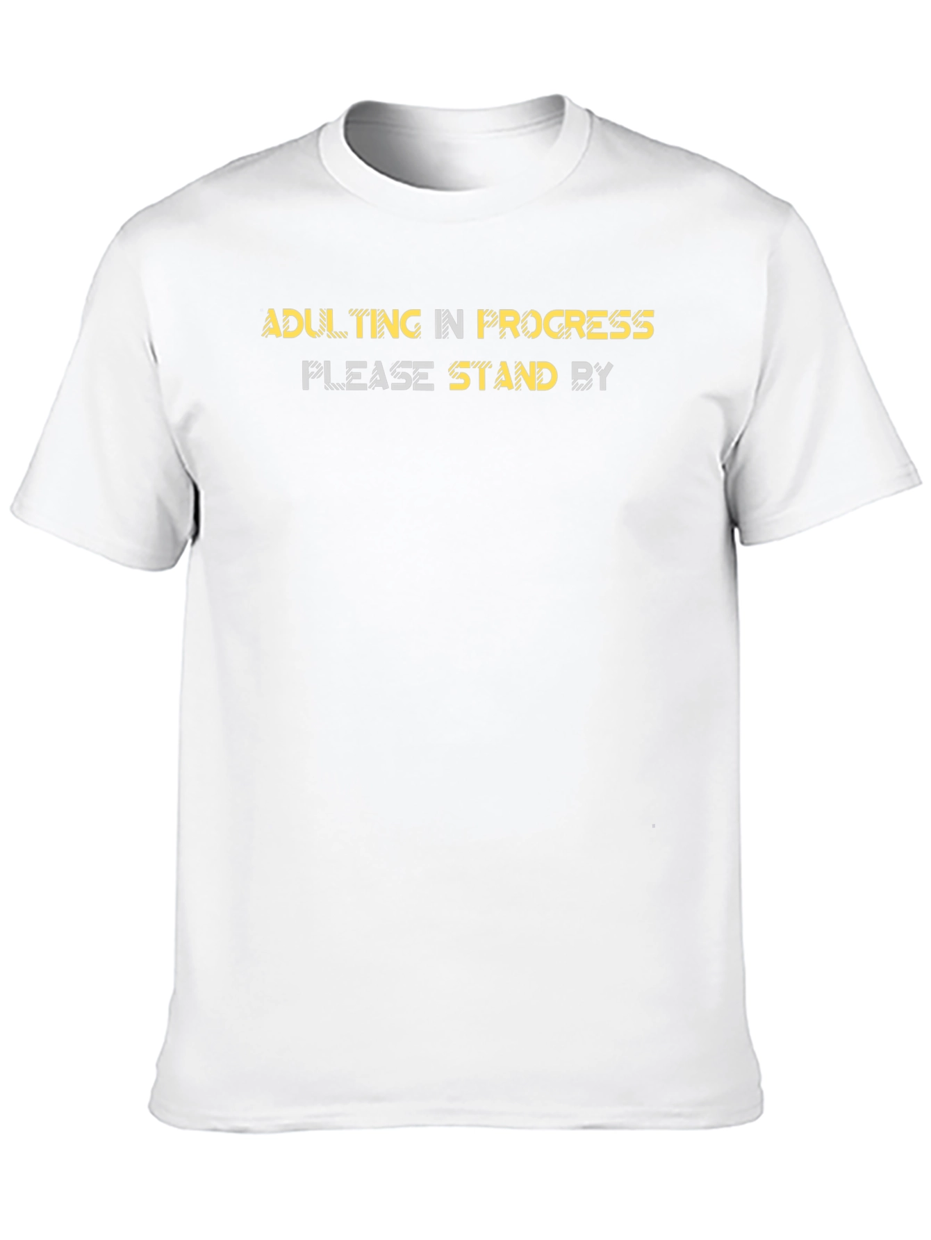 Adulting In Progress Black Graphic Tee