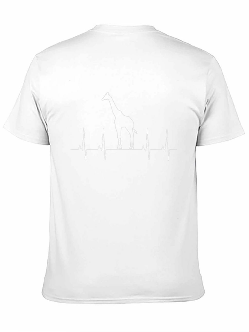 Giraffe Heartbeat Graphic T-Shirt - Unisex