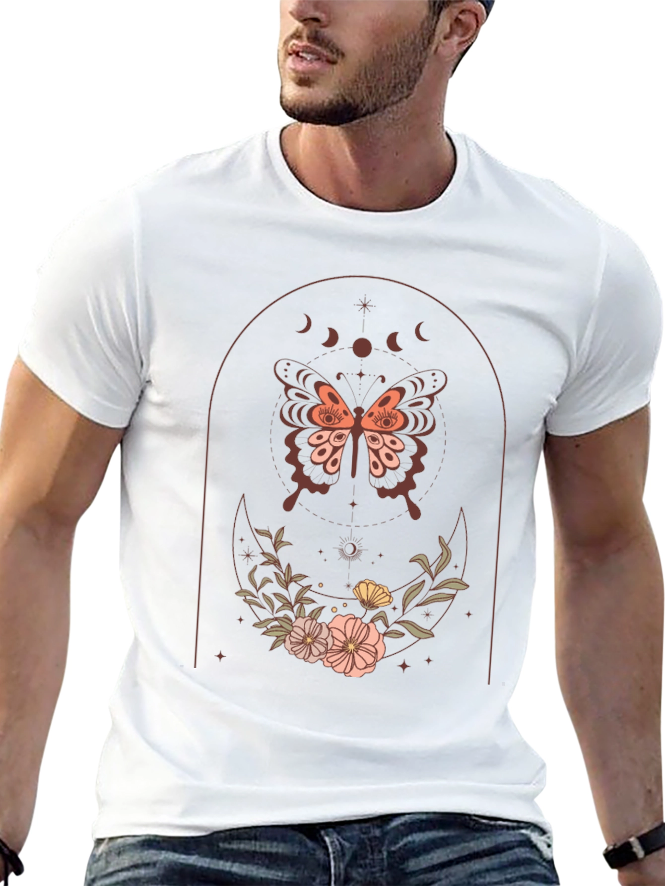 Boho Butterfly Graphic Tee