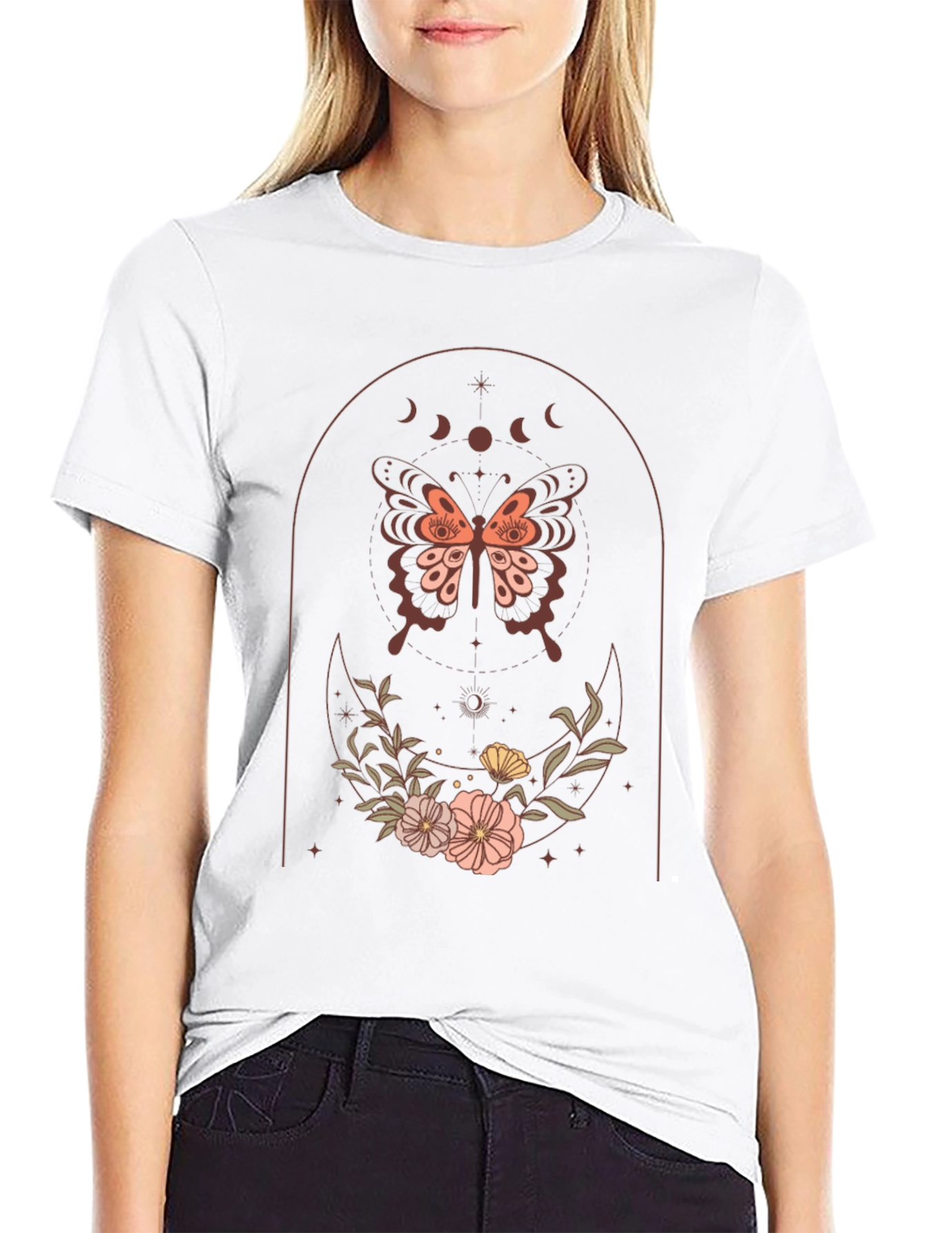 Boho Butterfly Graphic Tee