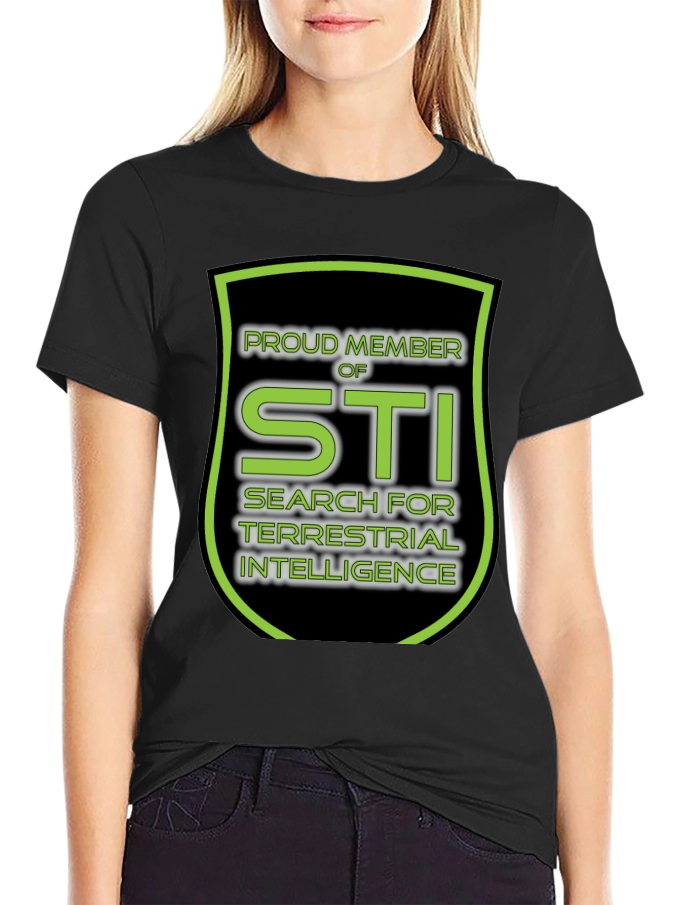 Proud STI Member T-Shirt - Search for Terrestrial Intelligence Tee