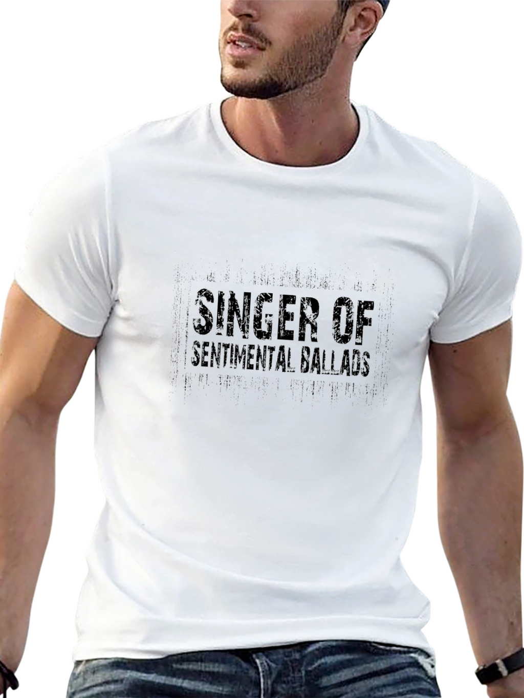 Singer of Sentimental Ballads Black T-Shirt