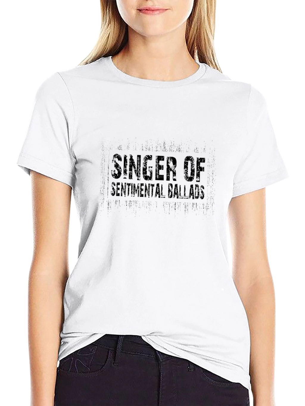 Singer of Sentimental Ballads Black T-Shirt