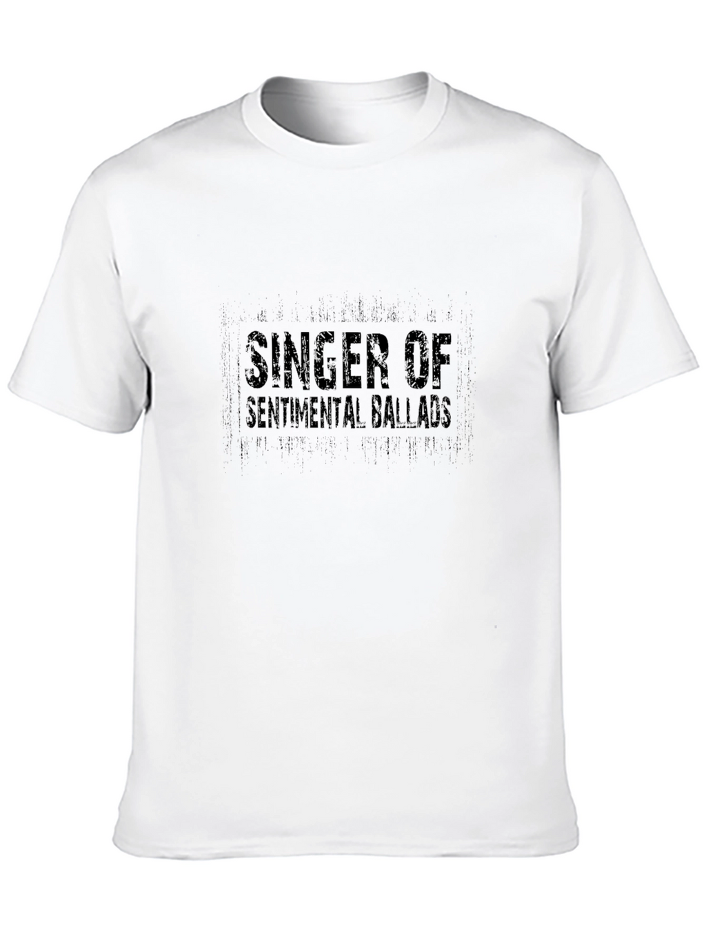 Singer of Sentimental Ballads Black T-Shirt