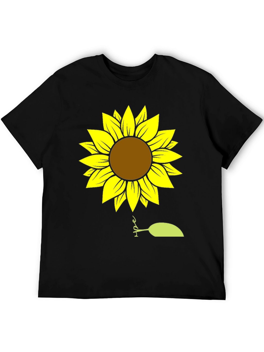 Sunflower Hope Graphic Tee - Stylish Casual Comfort