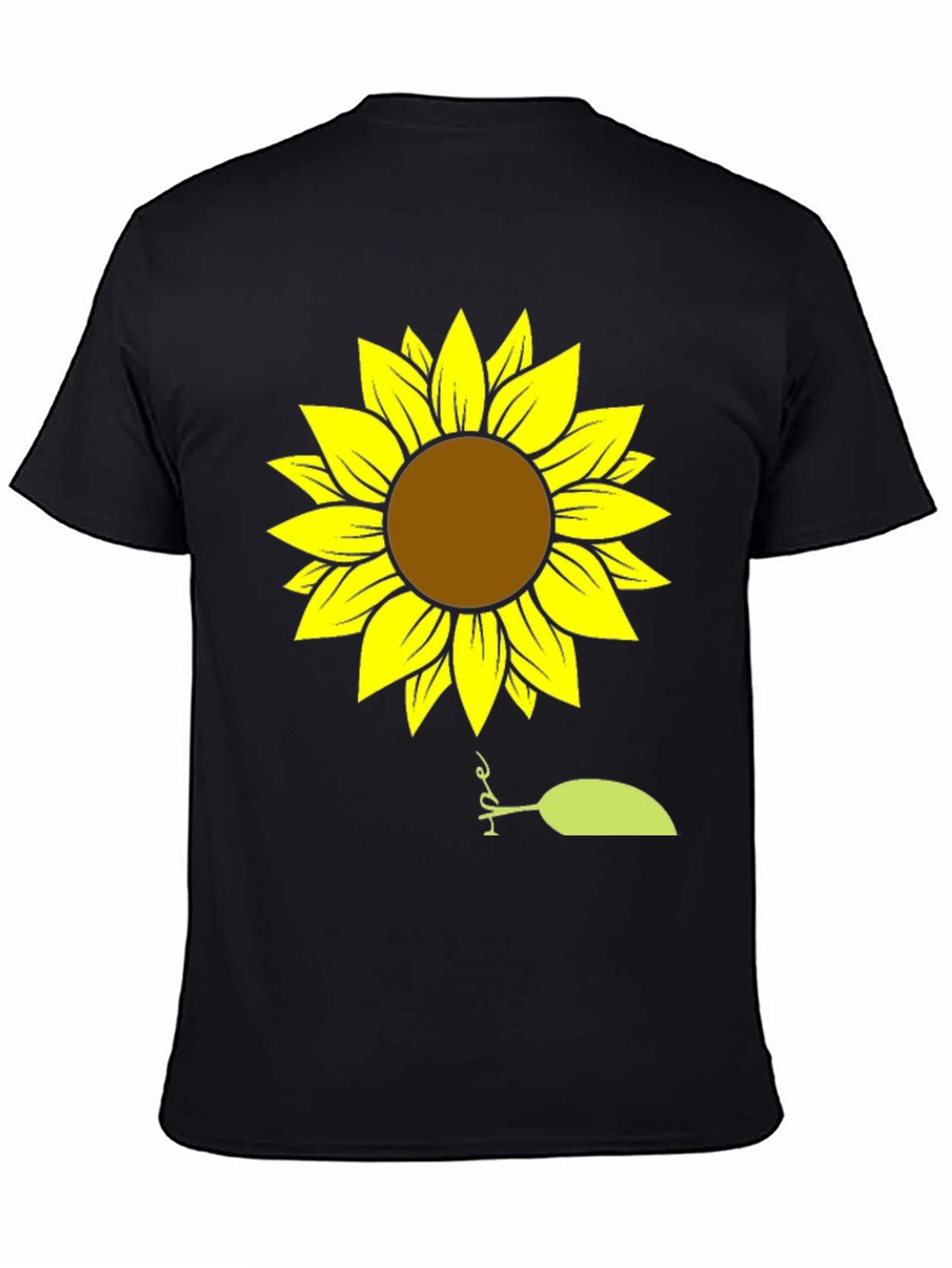 Sunflower Hope Graphic Tee - Stylish Casual Comfort