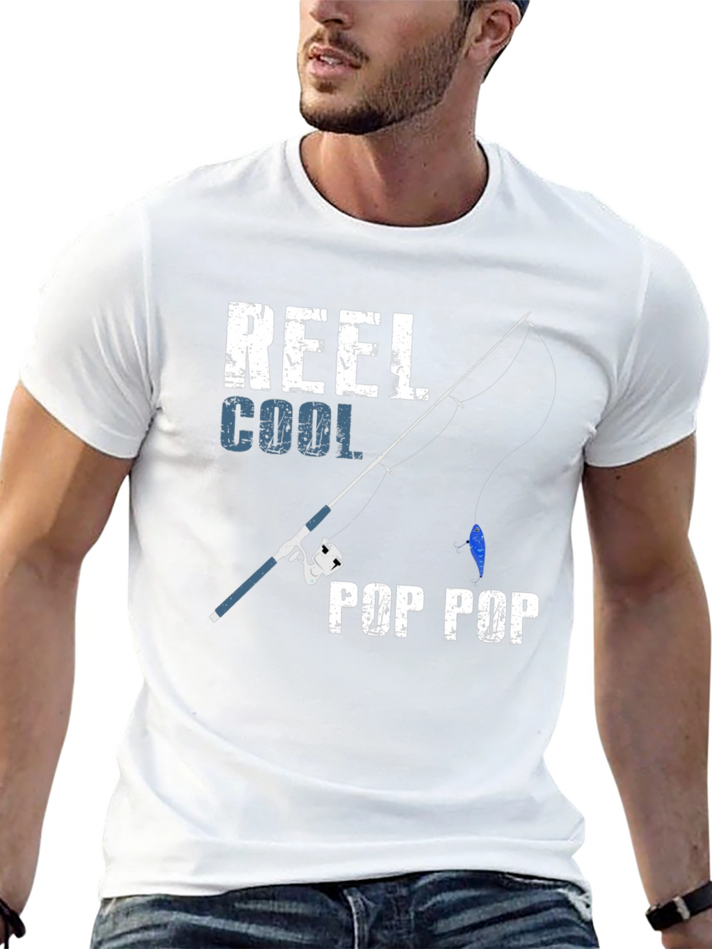 Reel Cool Pop Pop Fishing T-Shirt