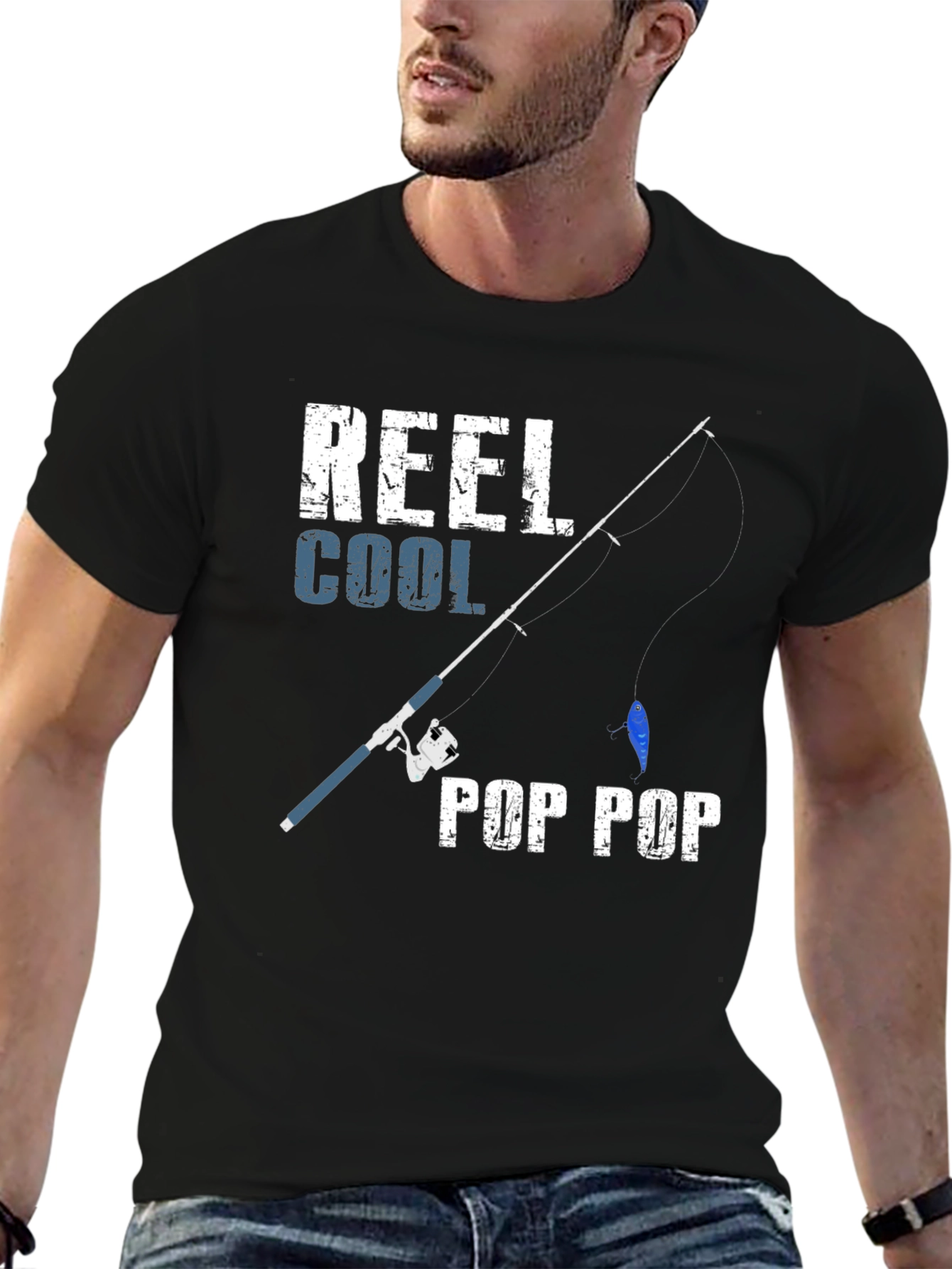 Reel Cool Pop Pop Fishing T-Shirt