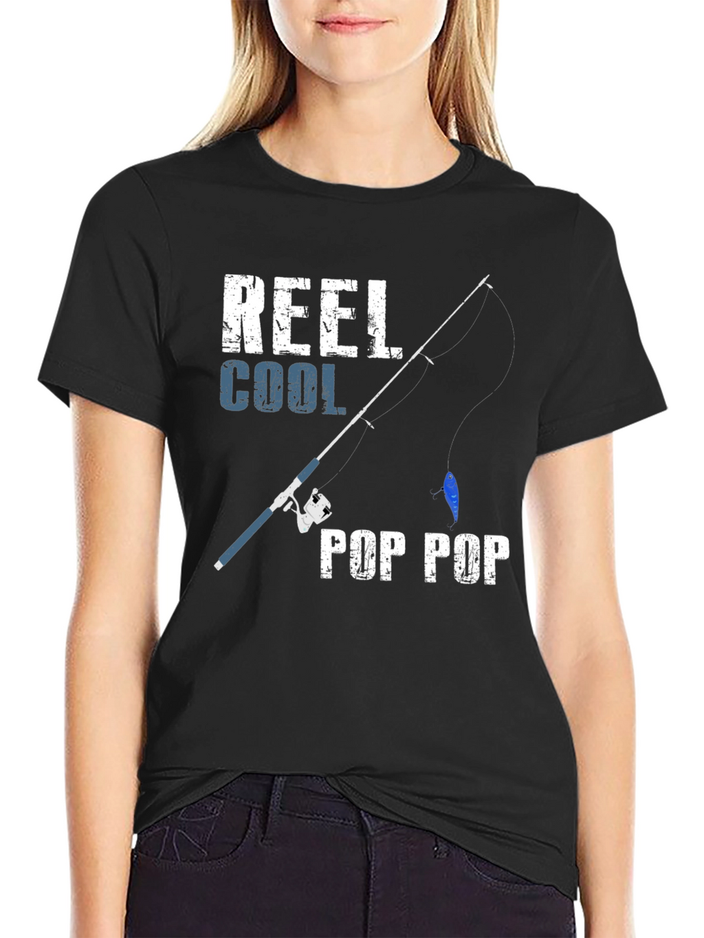 Reel Cool Pop Pop Fishing T-Shirt