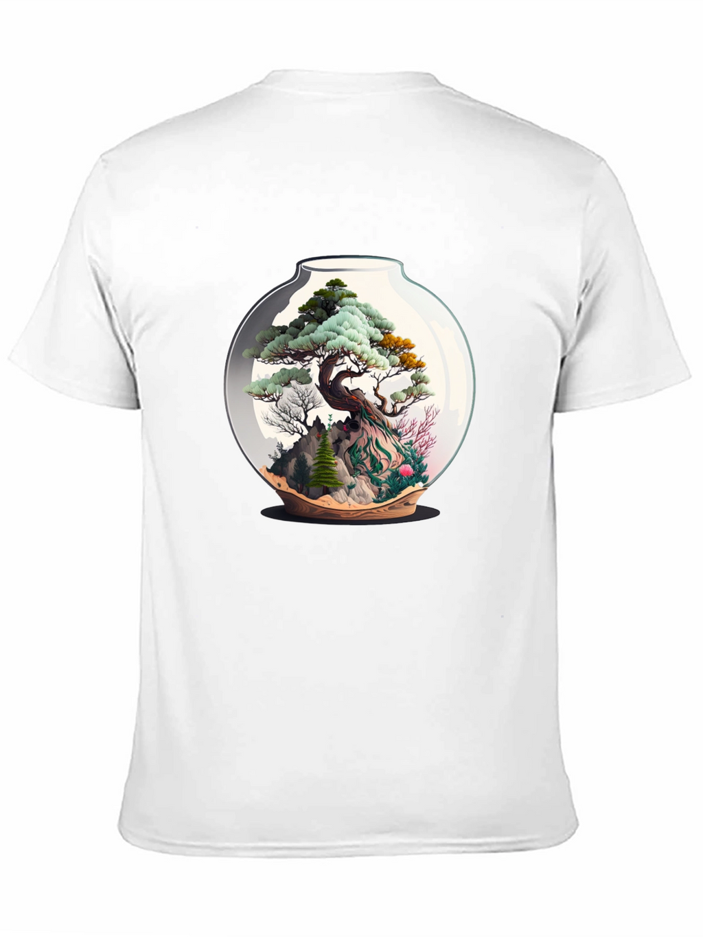Bonsai Terrarium Black T-Shirt