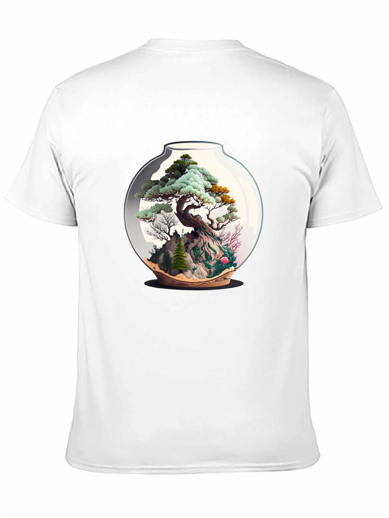Bonsai Terrarium Black T-Shirt