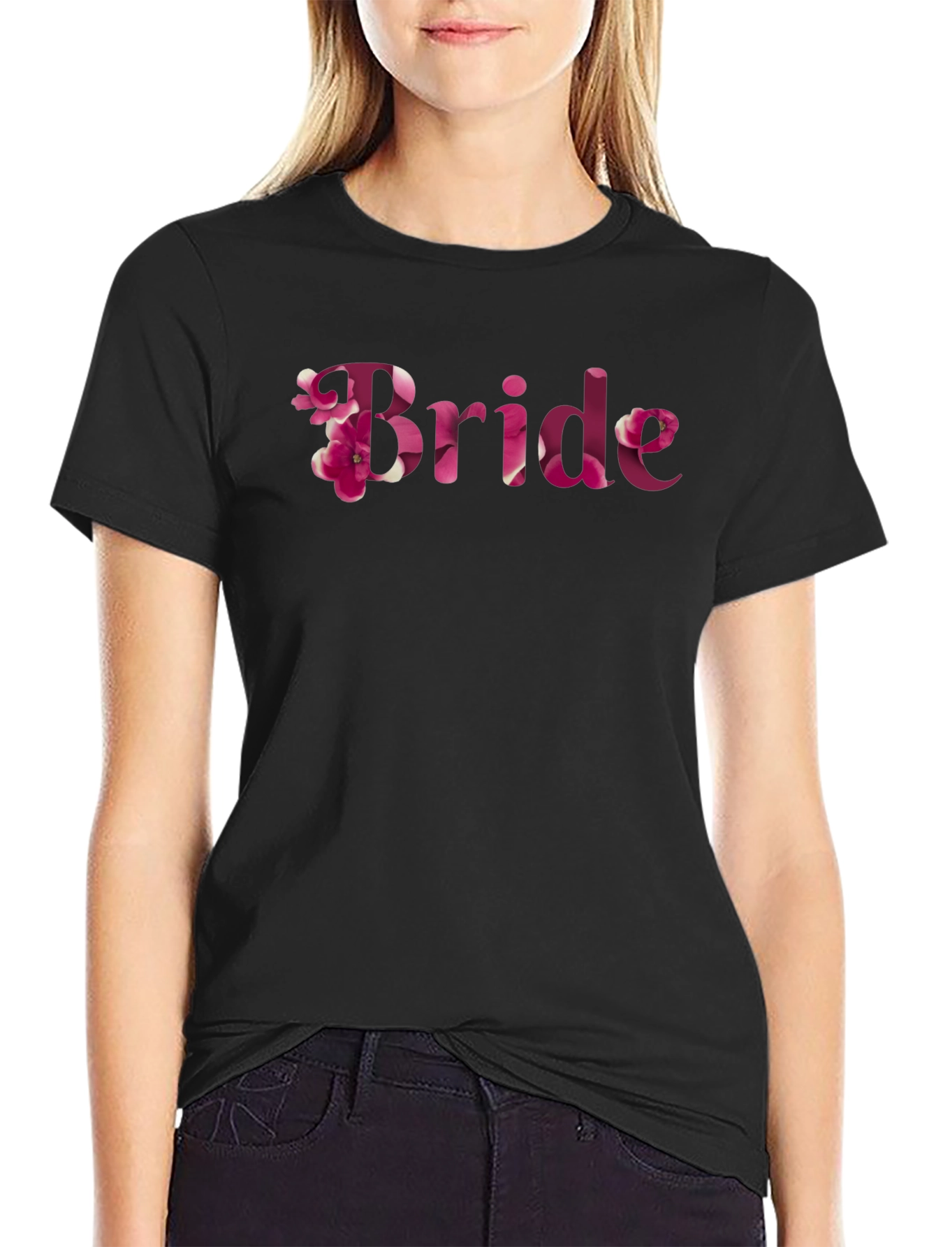 Floral Bride T-Shirt - Bridal Shower Tee
