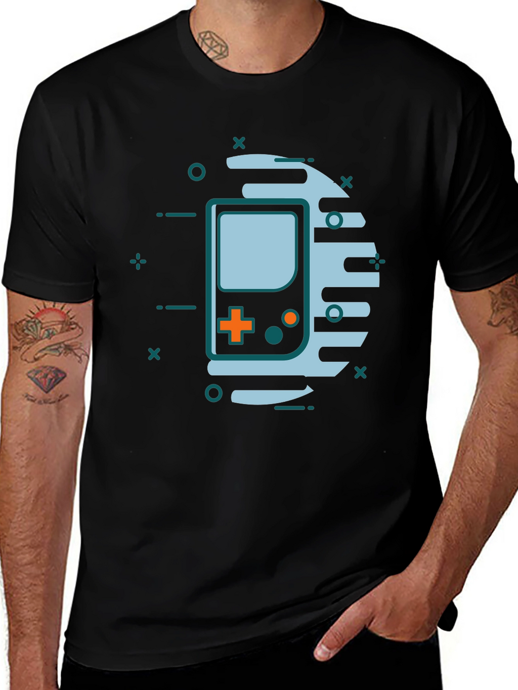 Retro Gamer T-Shirt - Classic Console Design