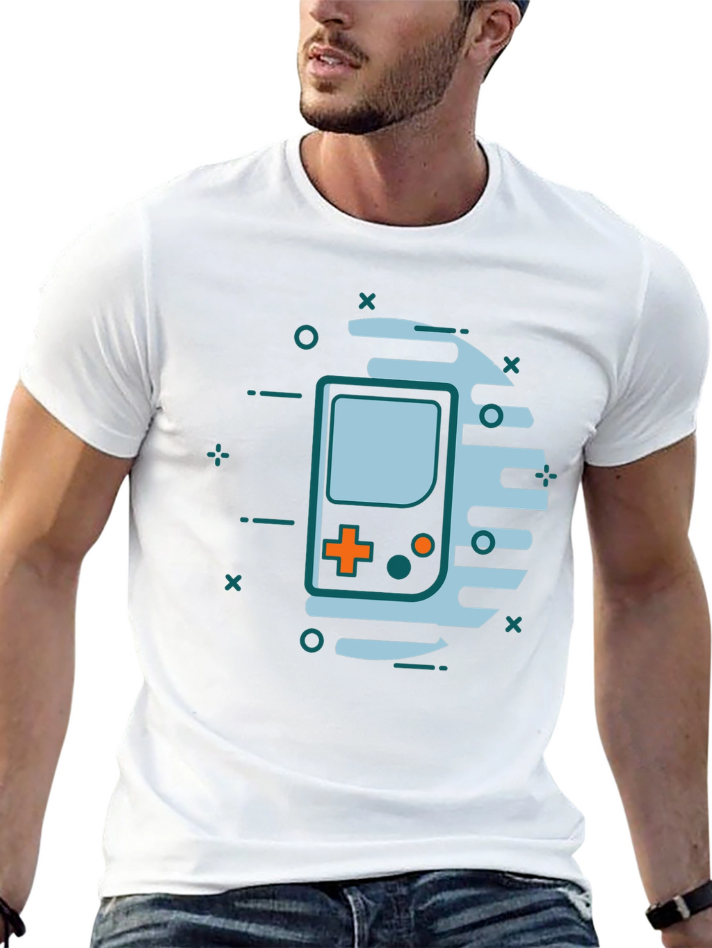 Retro Gamer T-Shirt - Classic Console Design