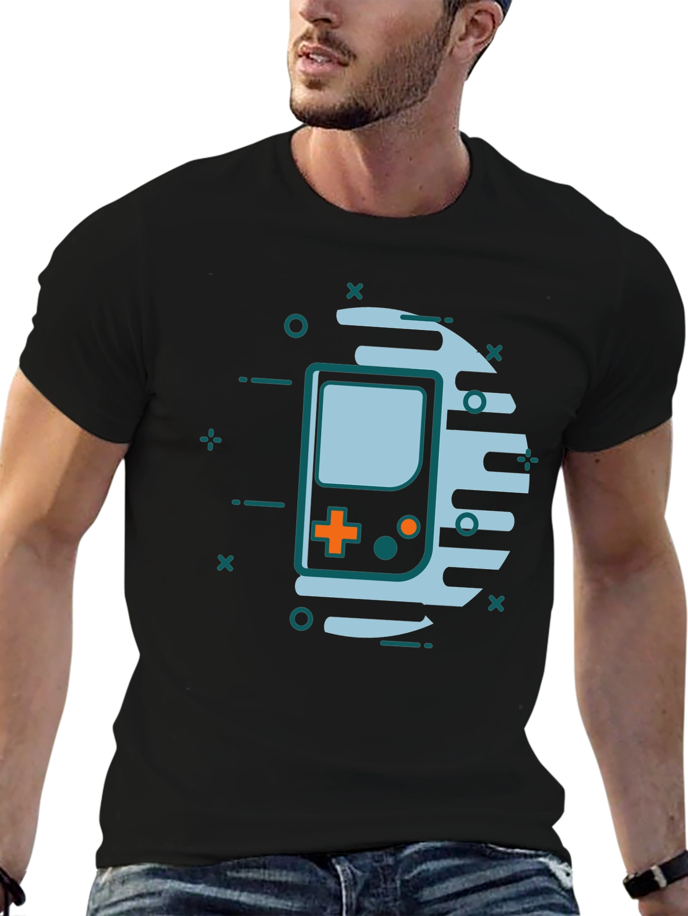 Retro Gamer T-Shirt - Classic Console Design