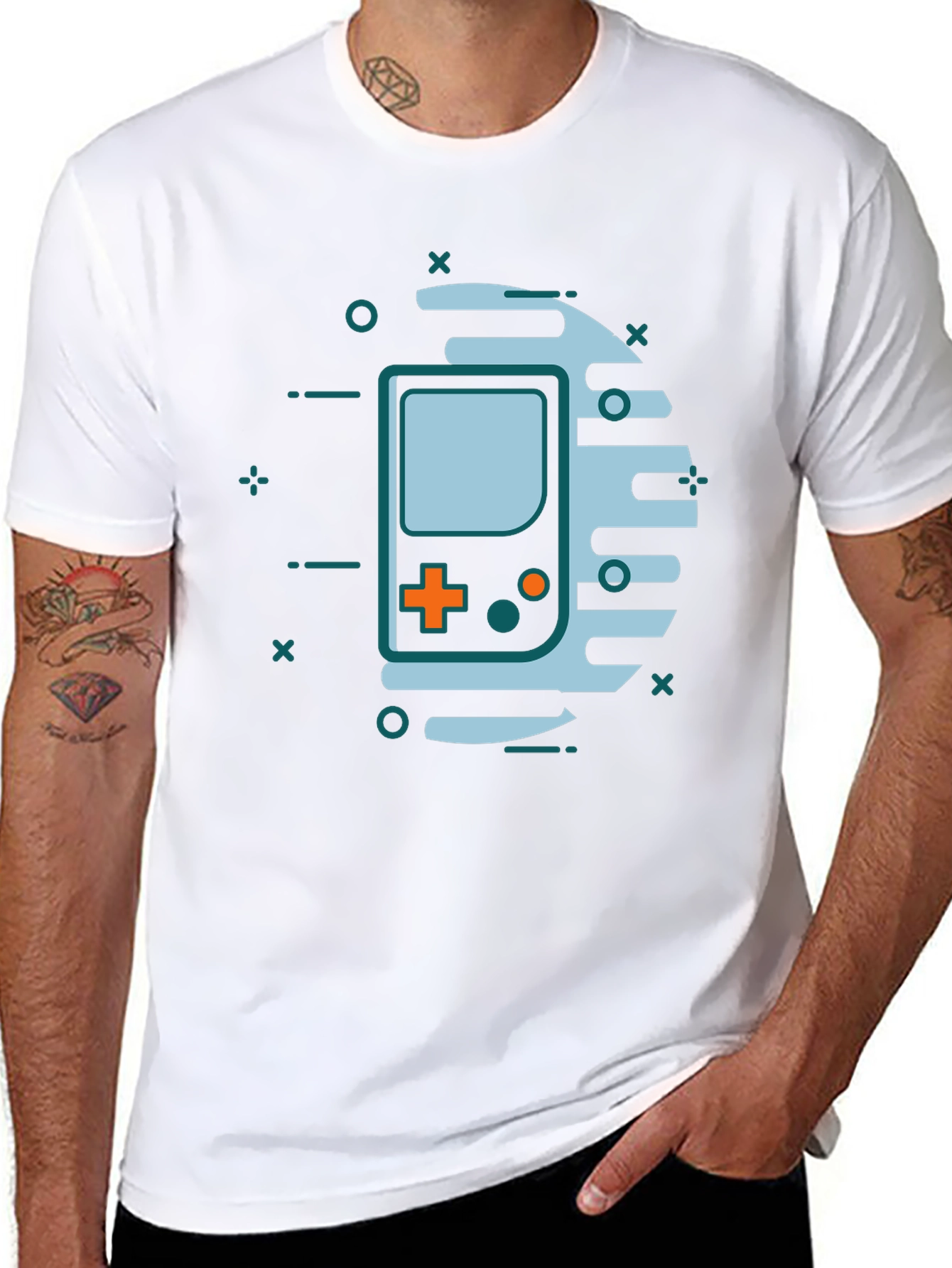 Retro Gamer T-Shirt - Classic Console Design