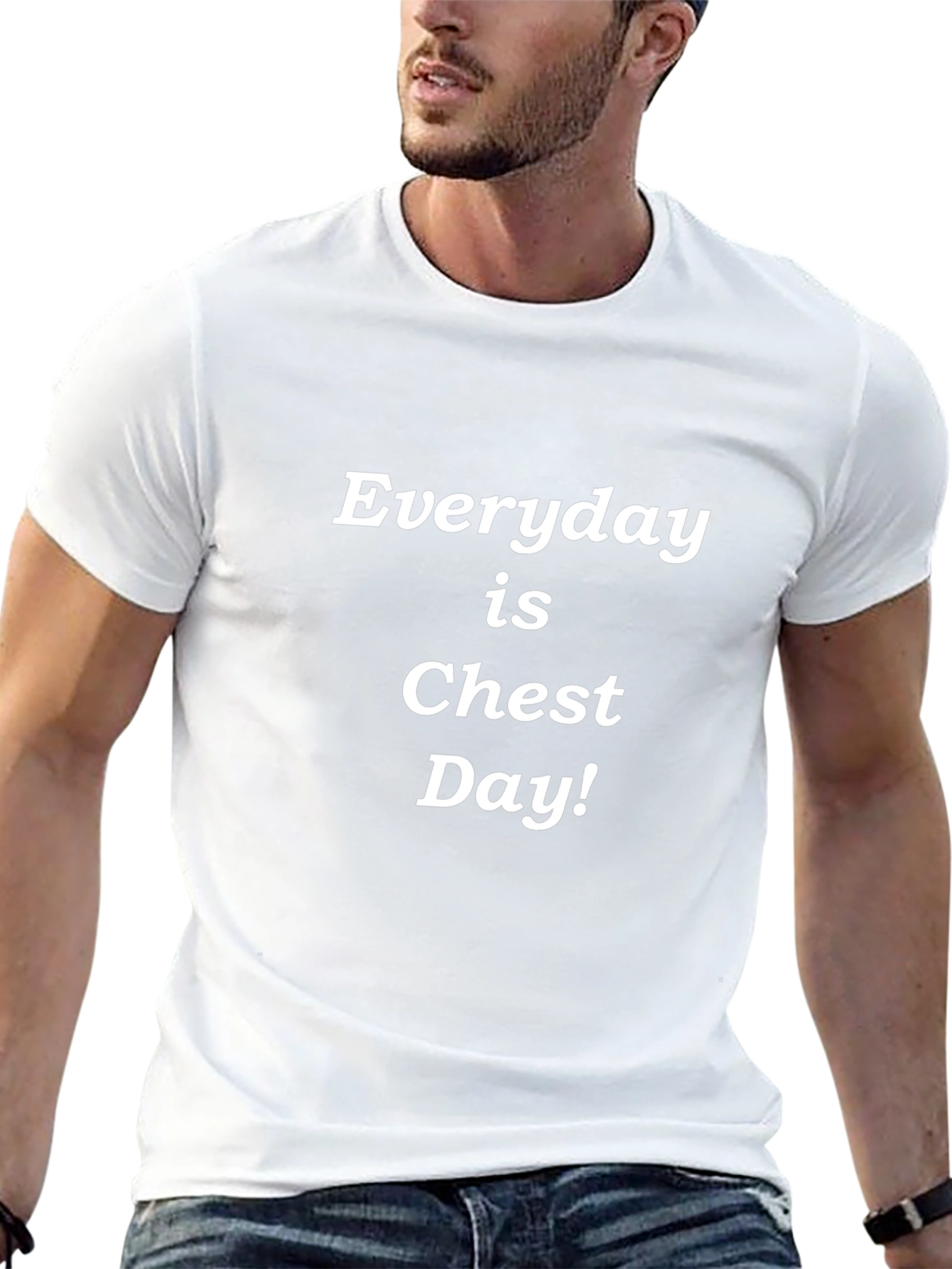 Everyday is Chest Day T-Shirt - Black