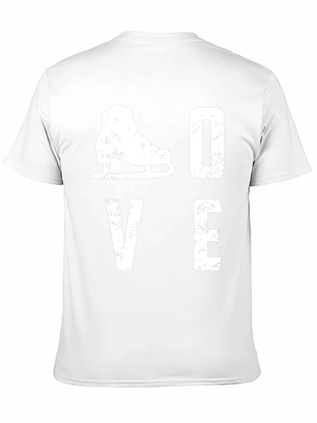 I Love Ice Skating T-Shirt - Distressed Print Design