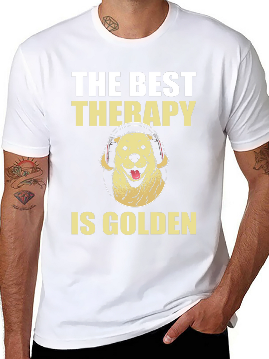Golden Retriever Therapy Dog T-Shirt