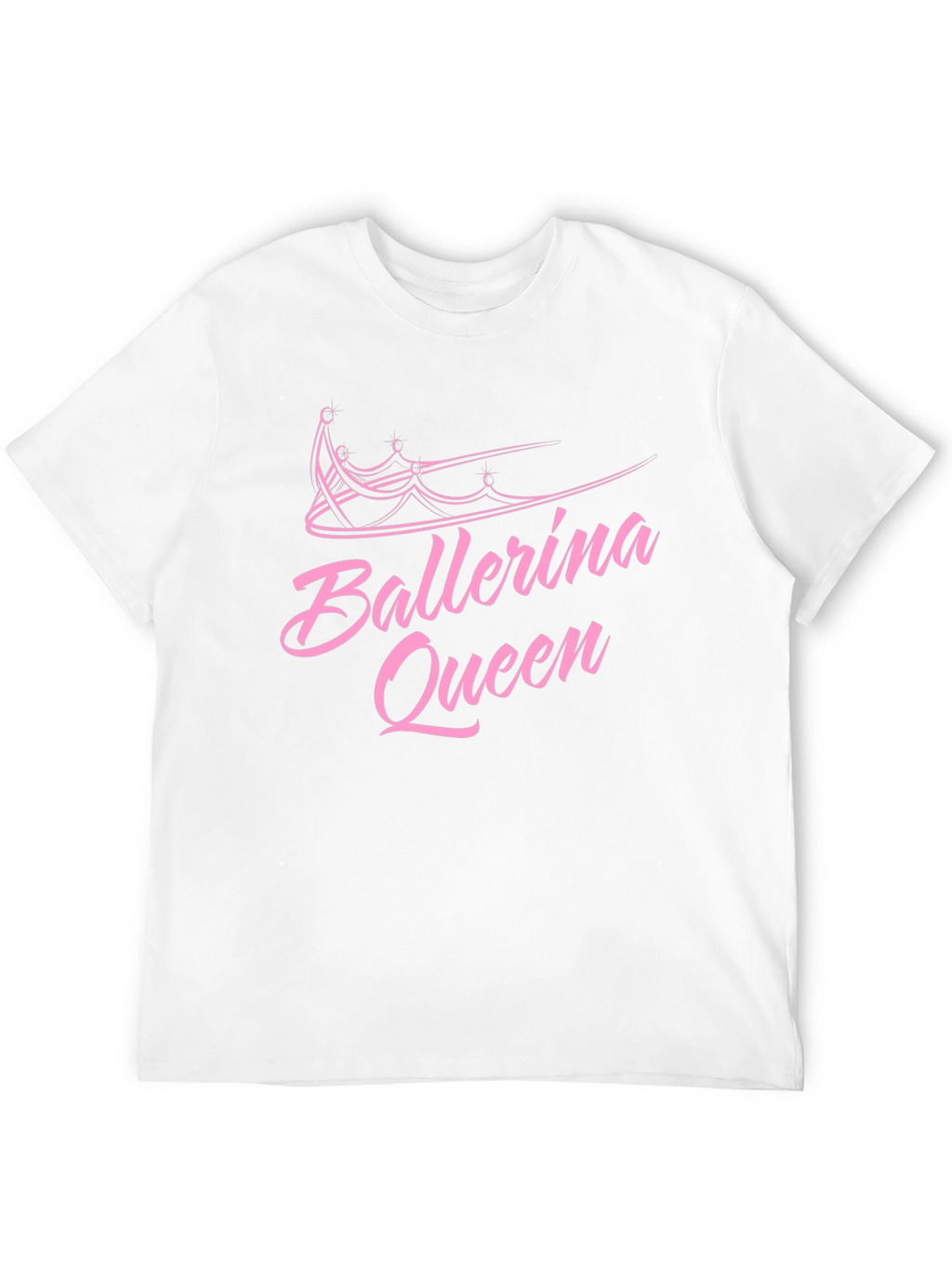 Ballerina Queen Black Graphic T-Shirt