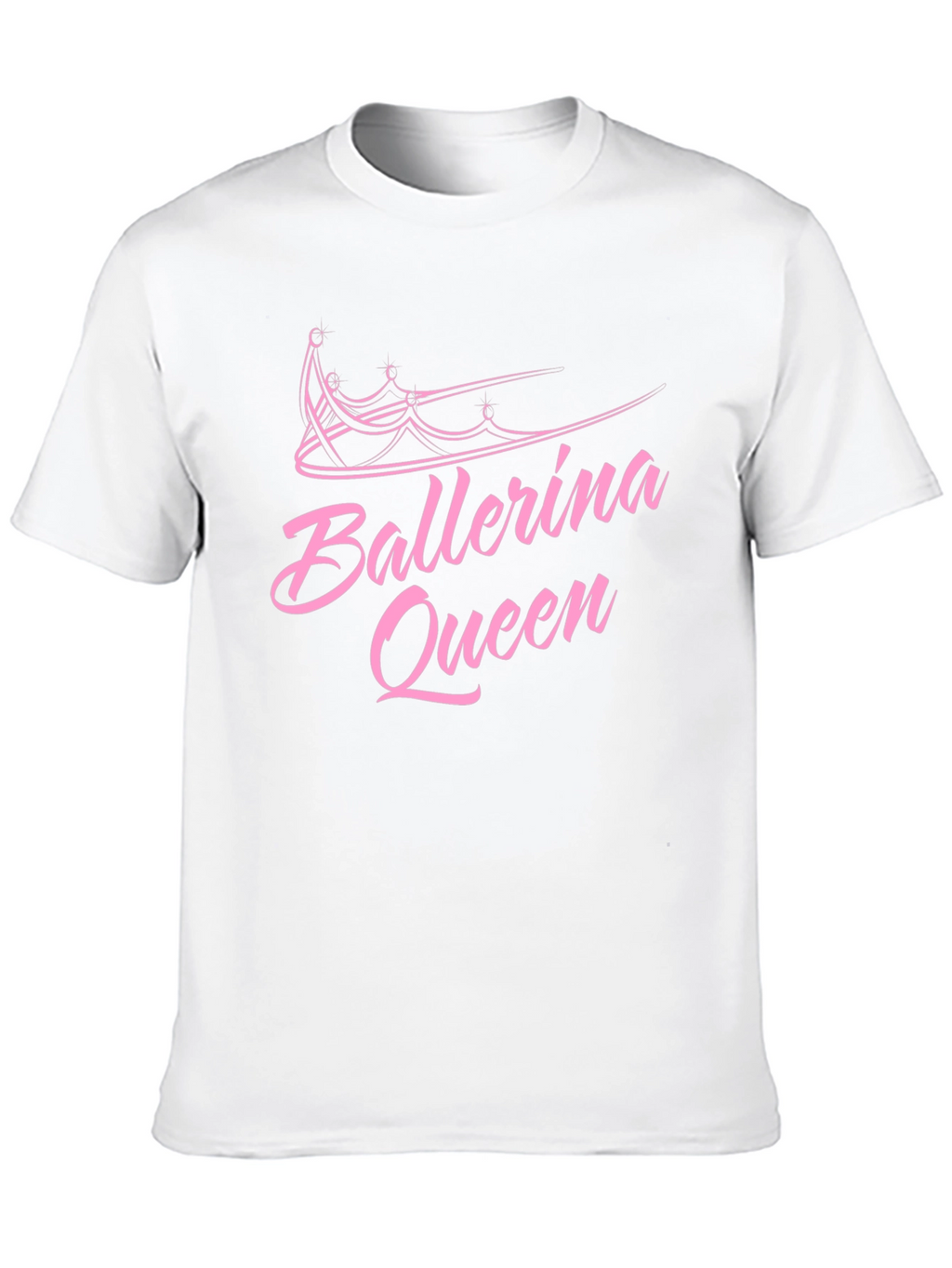 Ballerina Queen Black Graphic T-Shirt