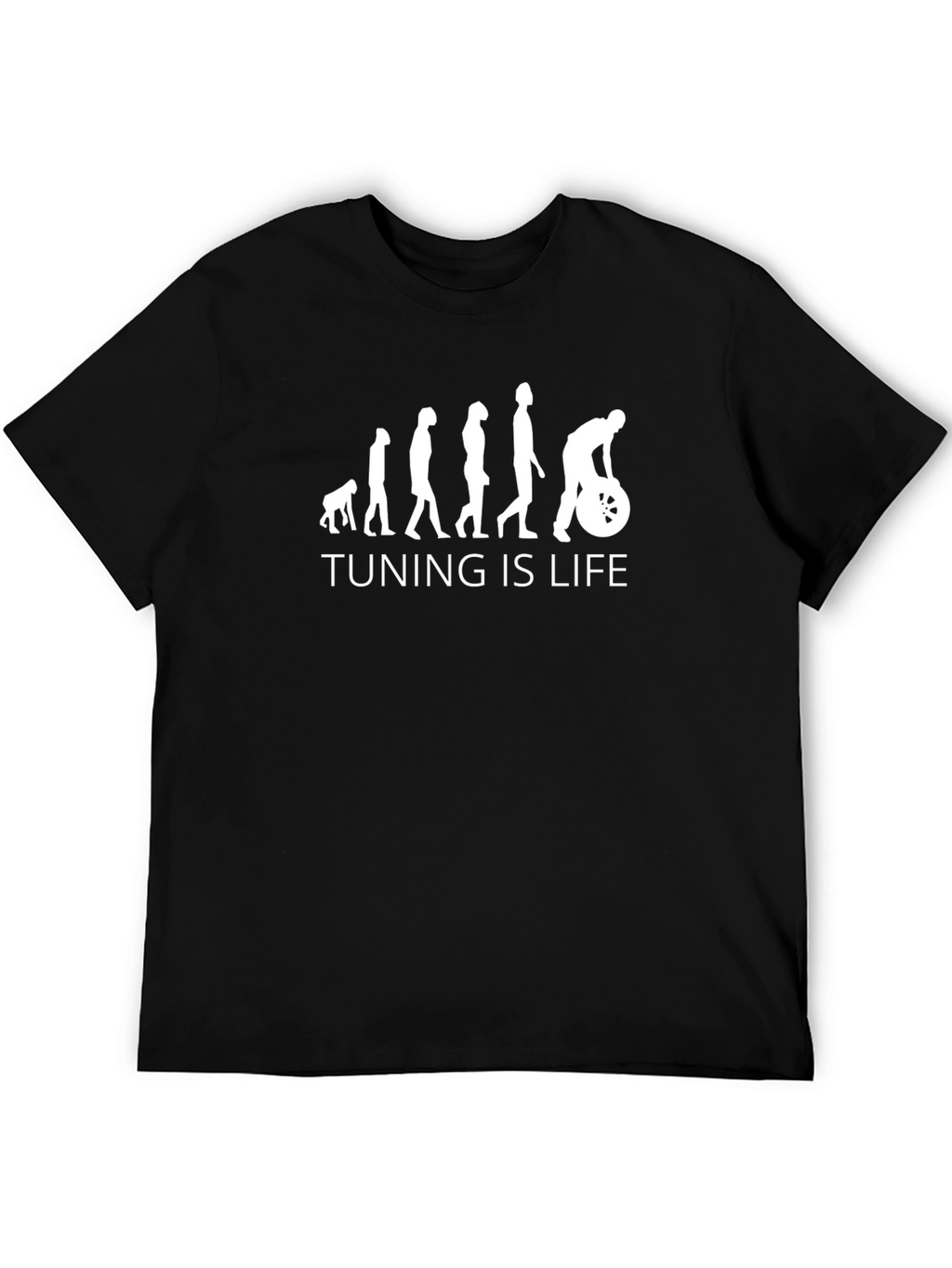 Tuning is Life Black T-Shirt - Automotive Enthusiast