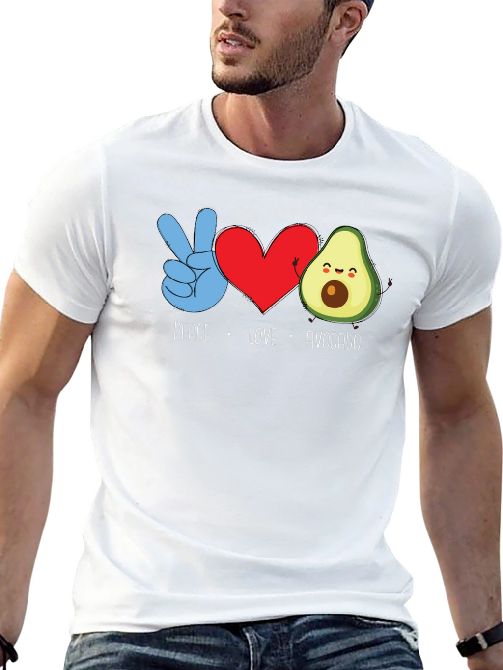 Peace Love Avocado T-Shirt
