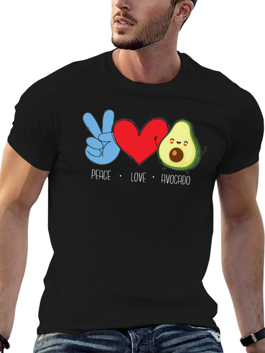 Peace Love Avocado T-Shirt