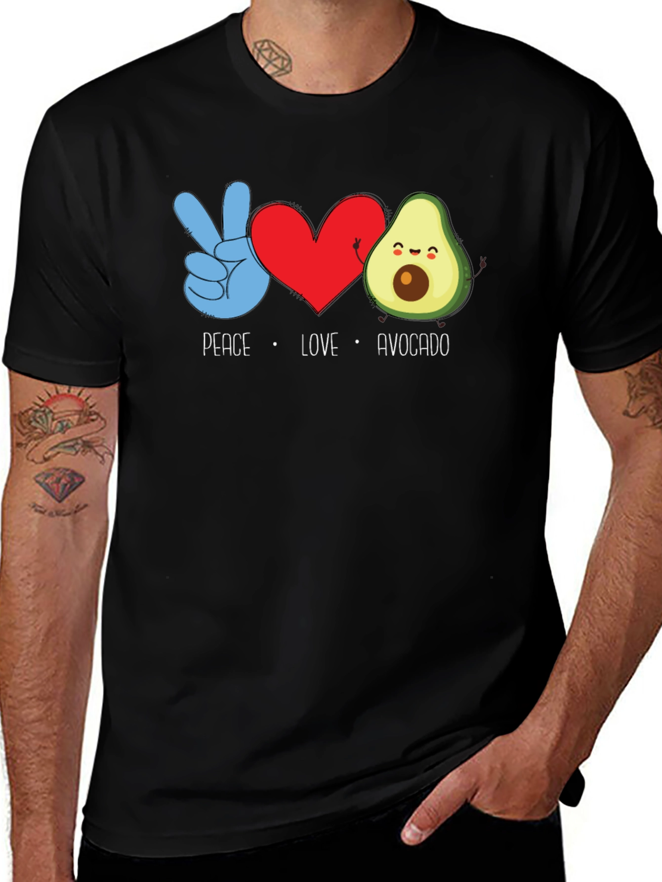 Peace Love Avocado T-Shirt
